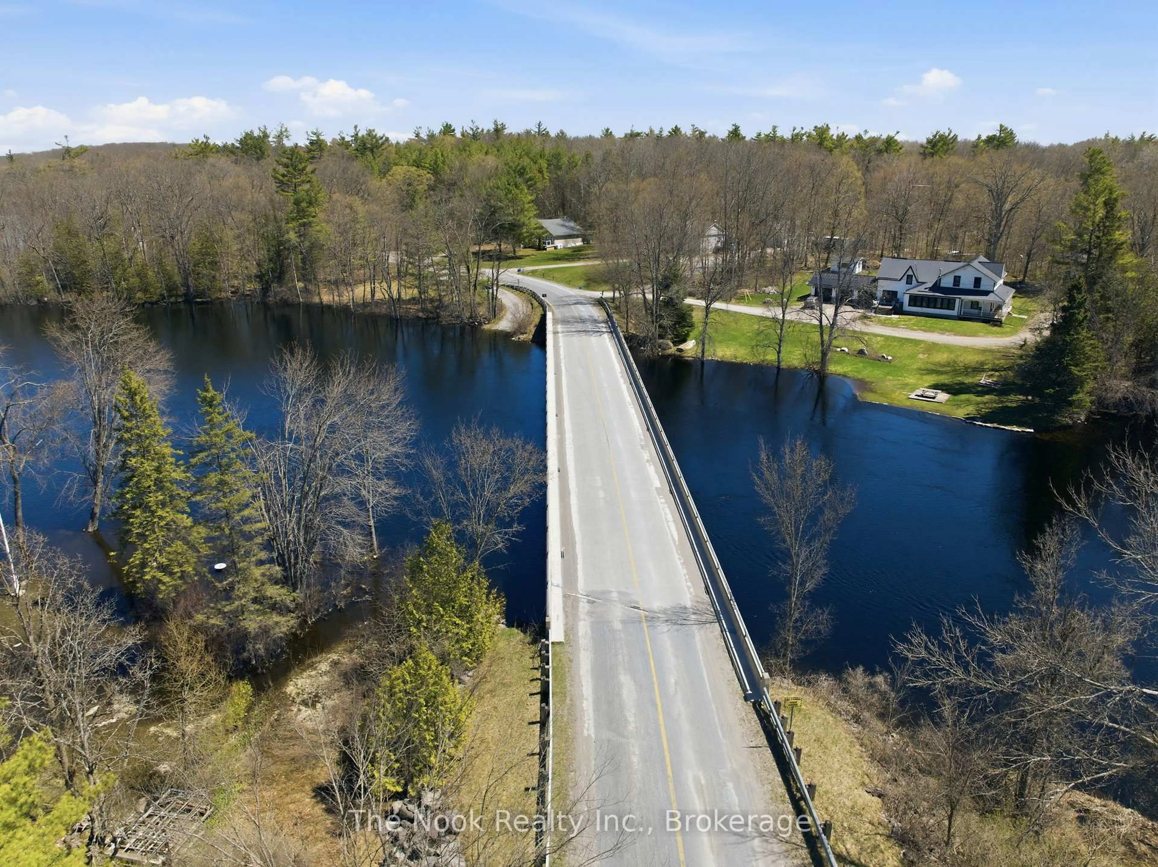 A pic from outside/outdoor area/front of a property/back of a property/a pic from drone, water/lake/river/ocean view for 844 Rylstone Rd, Trent Hills Ontario K0L 2M0
