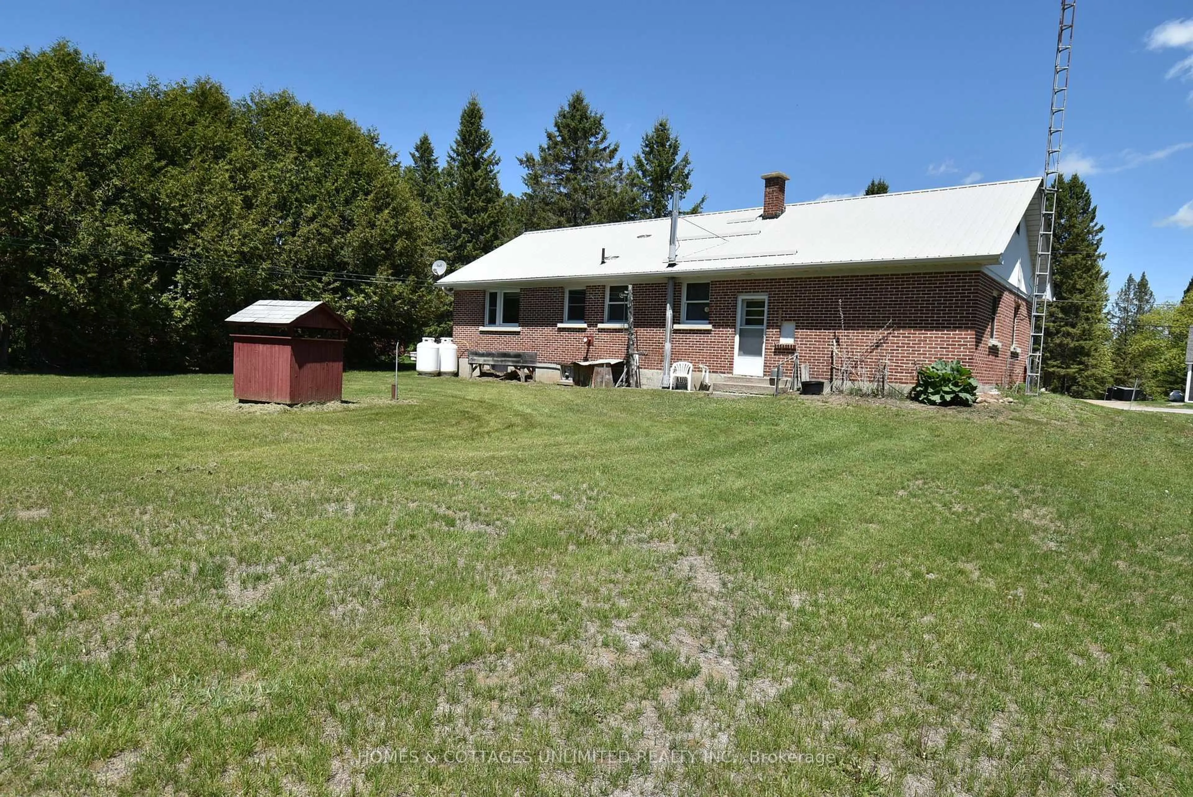 A pic from outside/outdoor area/front of a property/back of a property/a pic from drone, unknown for 6628 Buckshot Lake Rd, Plevna Ontario K0H 2M0