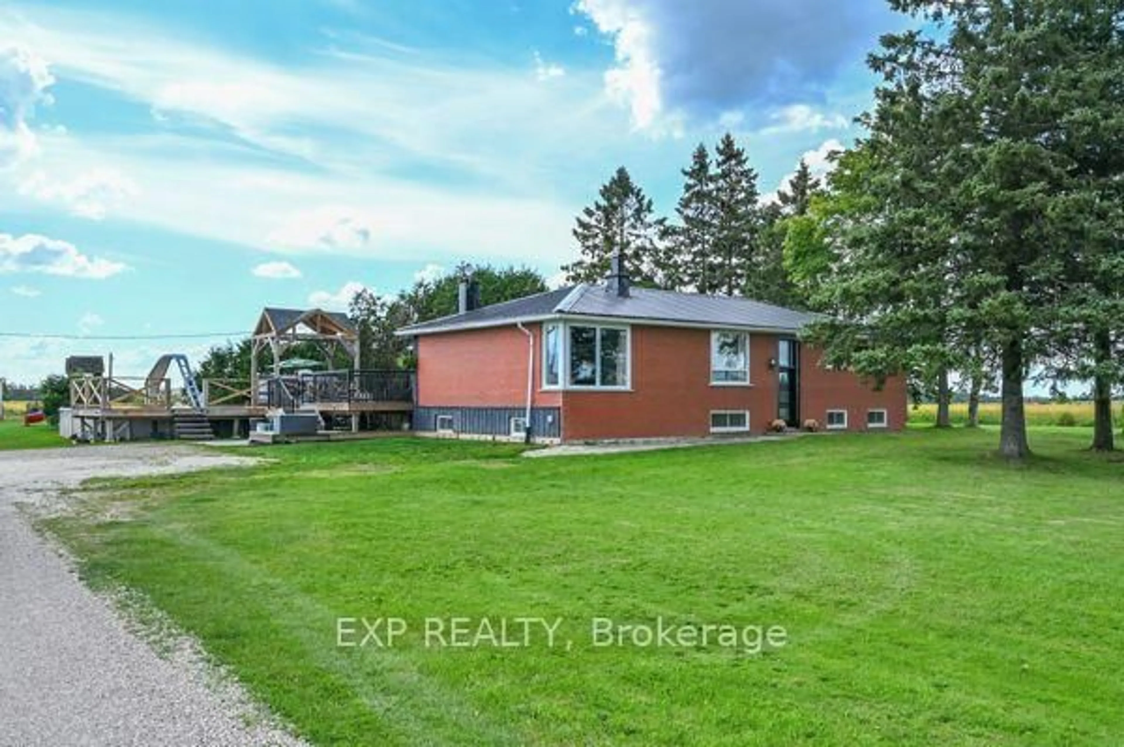 A pic from outside/outdoor area/front of a property/back of a property/a pic from drone, water/lake/river/ocean view for 77384 7th Line, Melancthon Ontario L9V 2B5