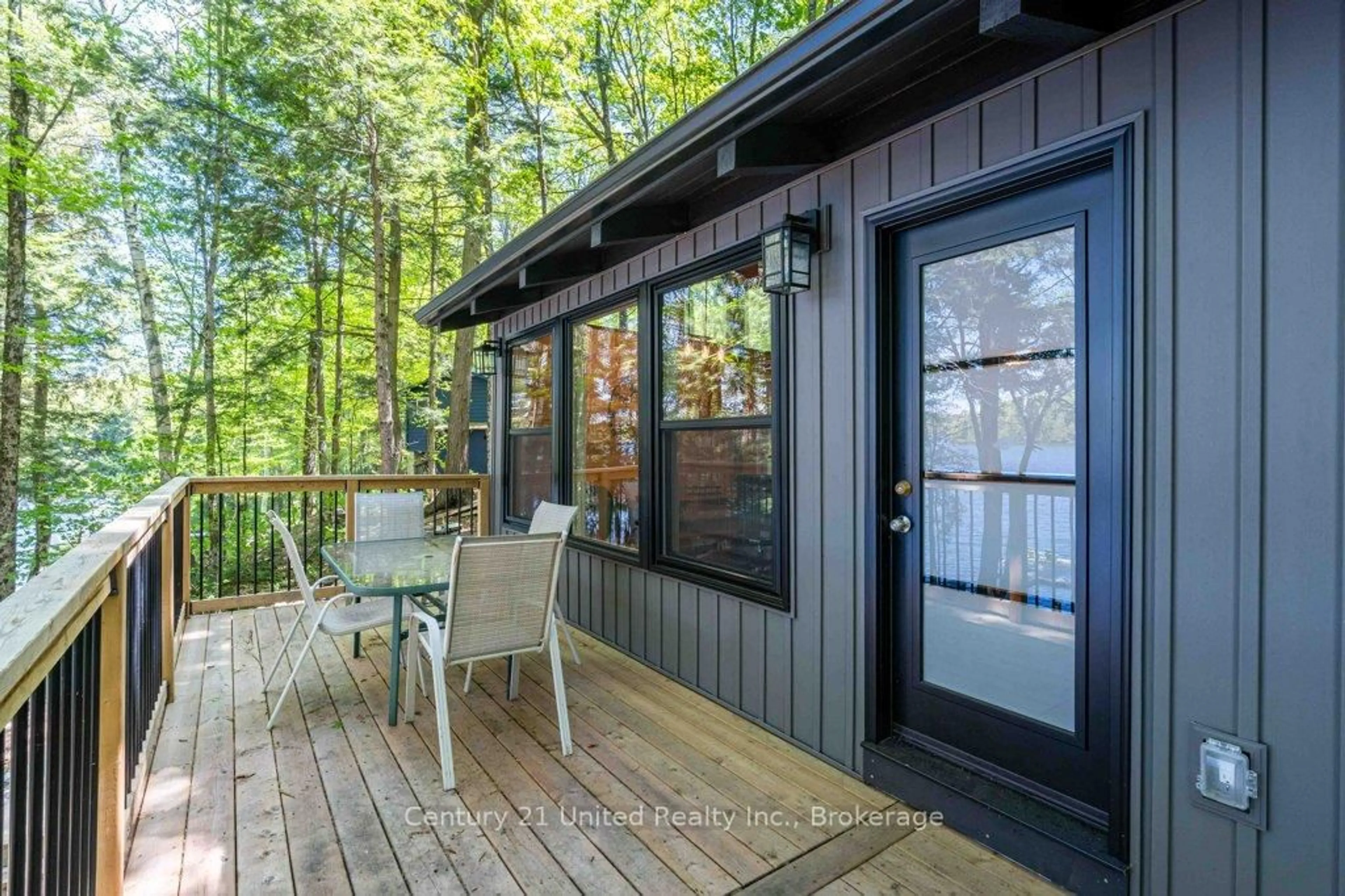 Patio, forest/trees view for 1233 Stinson Dr, Highlands East Ontario K0L 1A0