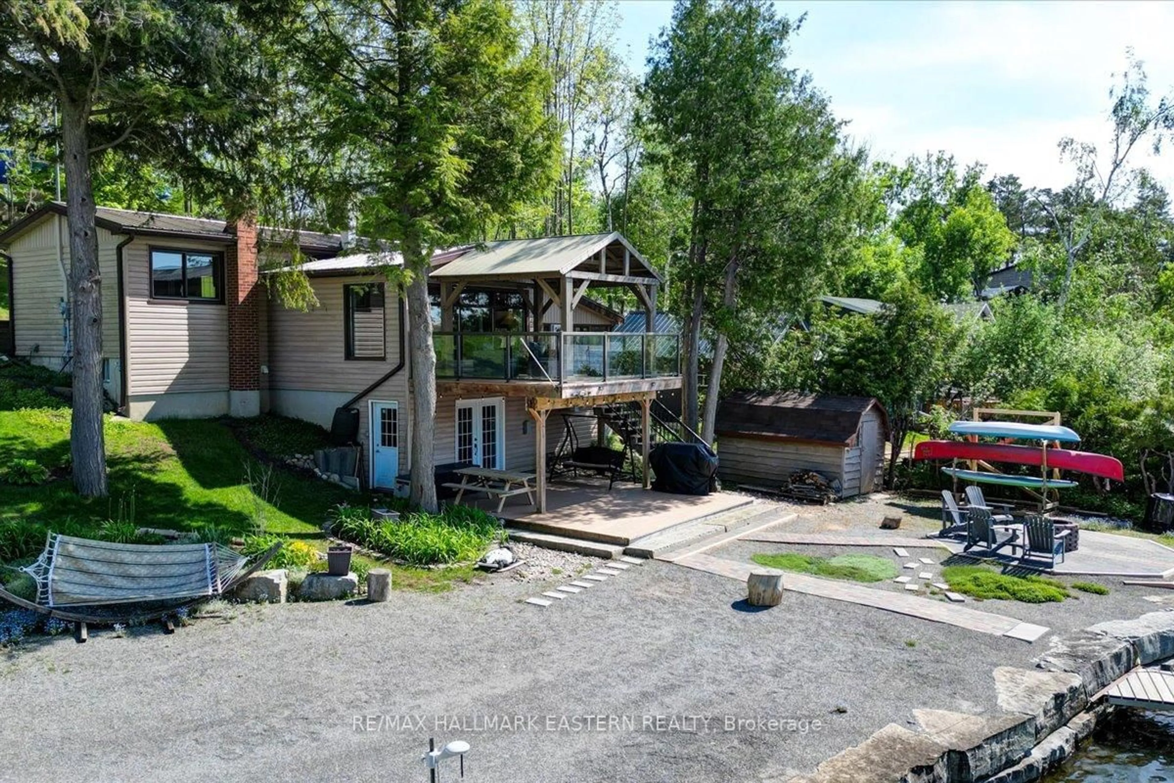 A pic from outside/outdoor area/front of a property/back of a property/a pic from drone, unknown for 790 Fife's Bay Marina Lane, Selwyn Ontario K9J 6X3