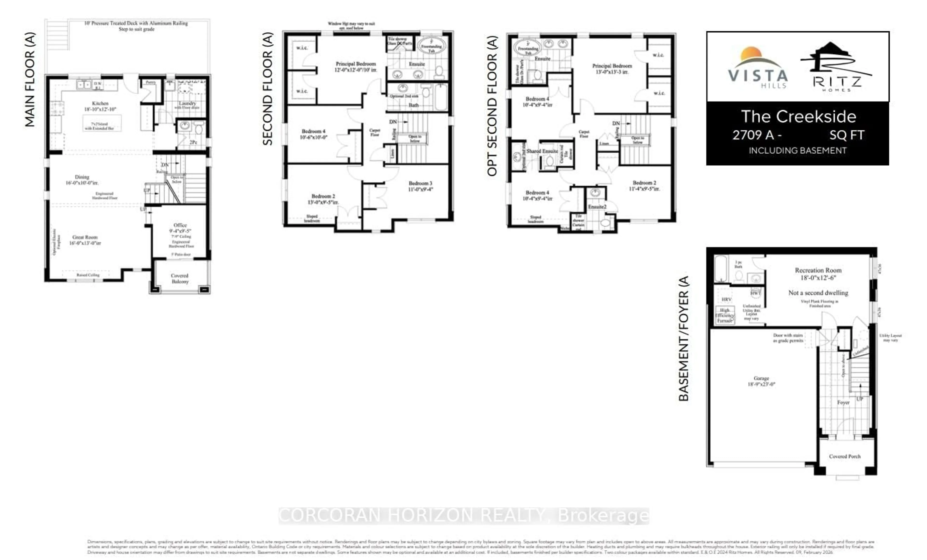 Floor plan for 333 Canada Plum St #Lot 115, Waterloo Ontario N2V 0H9