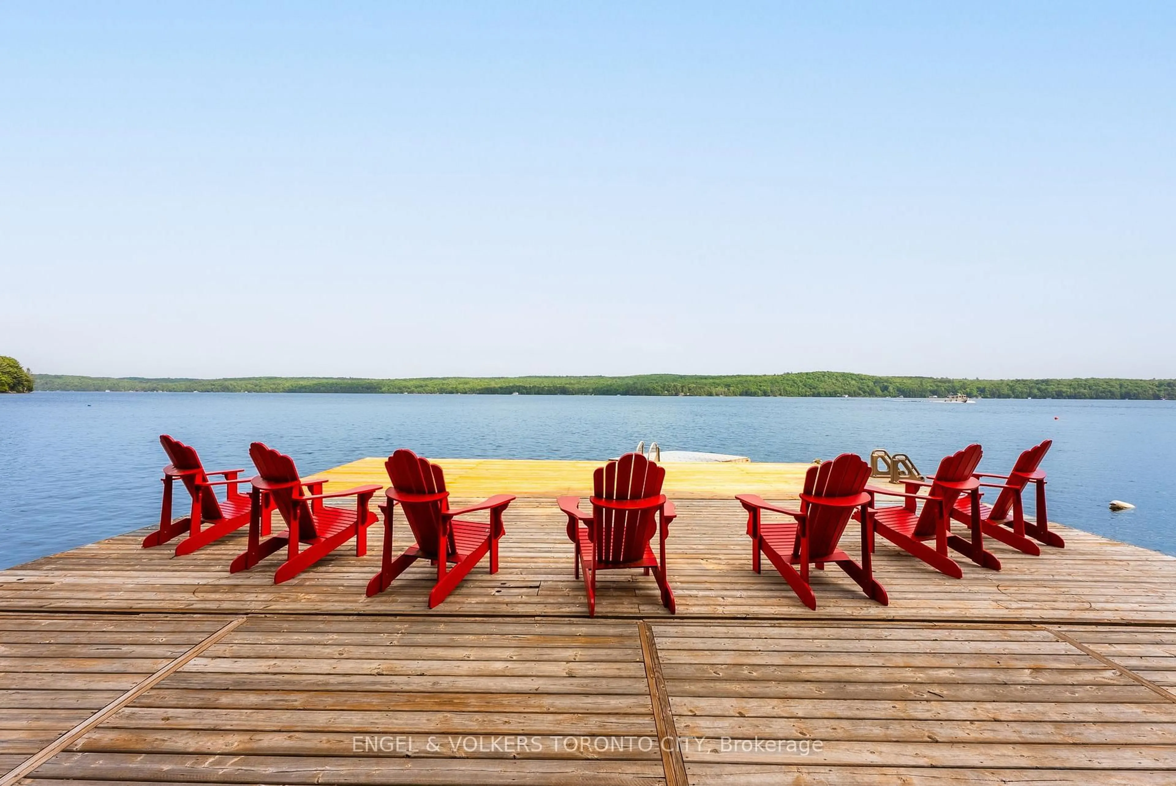 Patio, water/lake/river/ocean view for 12 Bigwin Island #129, Lake of Bays Ontario P0B 1A0