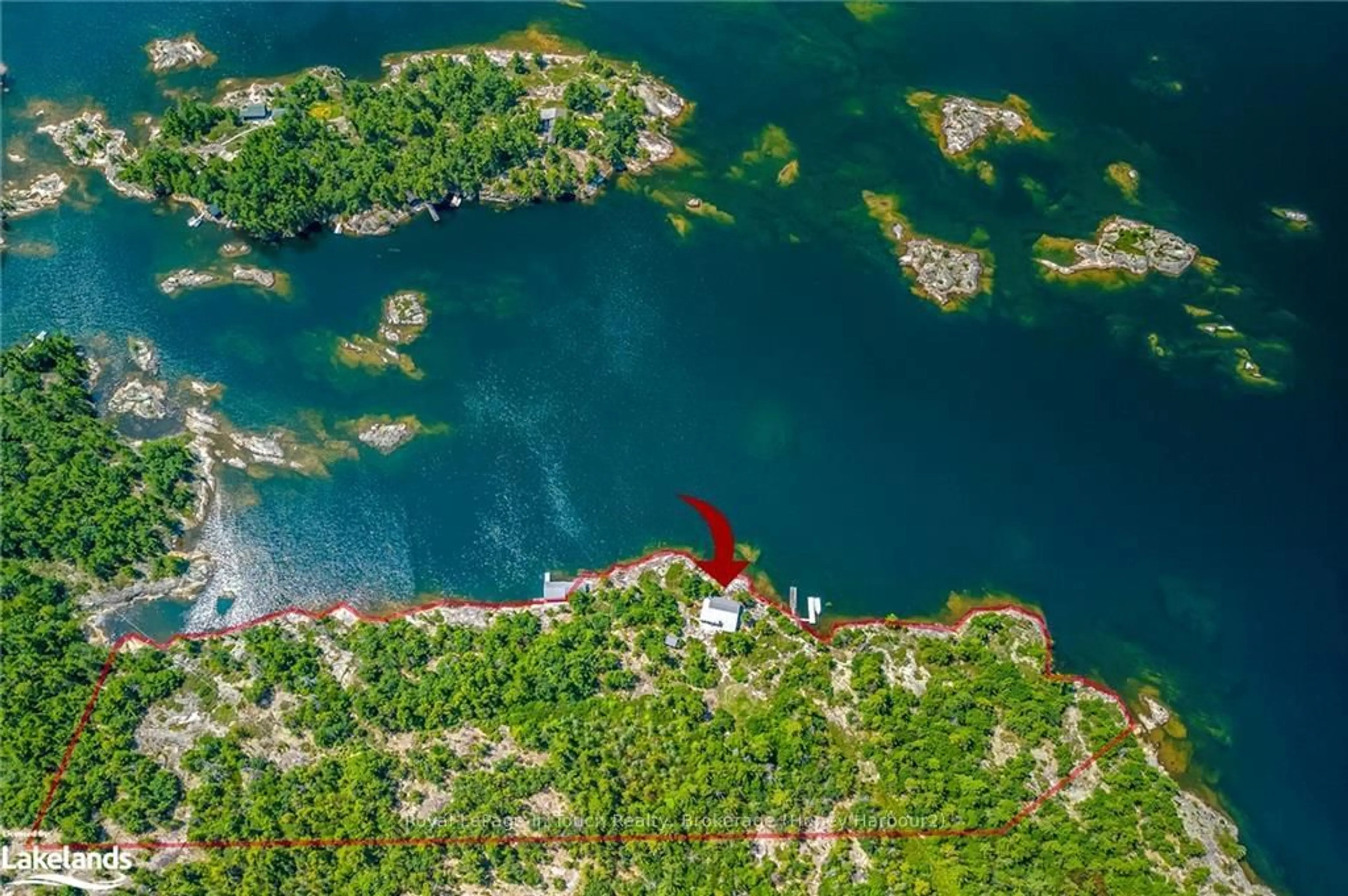 Picture of a map for 3584 ISLAND 3420, Georgian Bay Ontario P0E 1E0