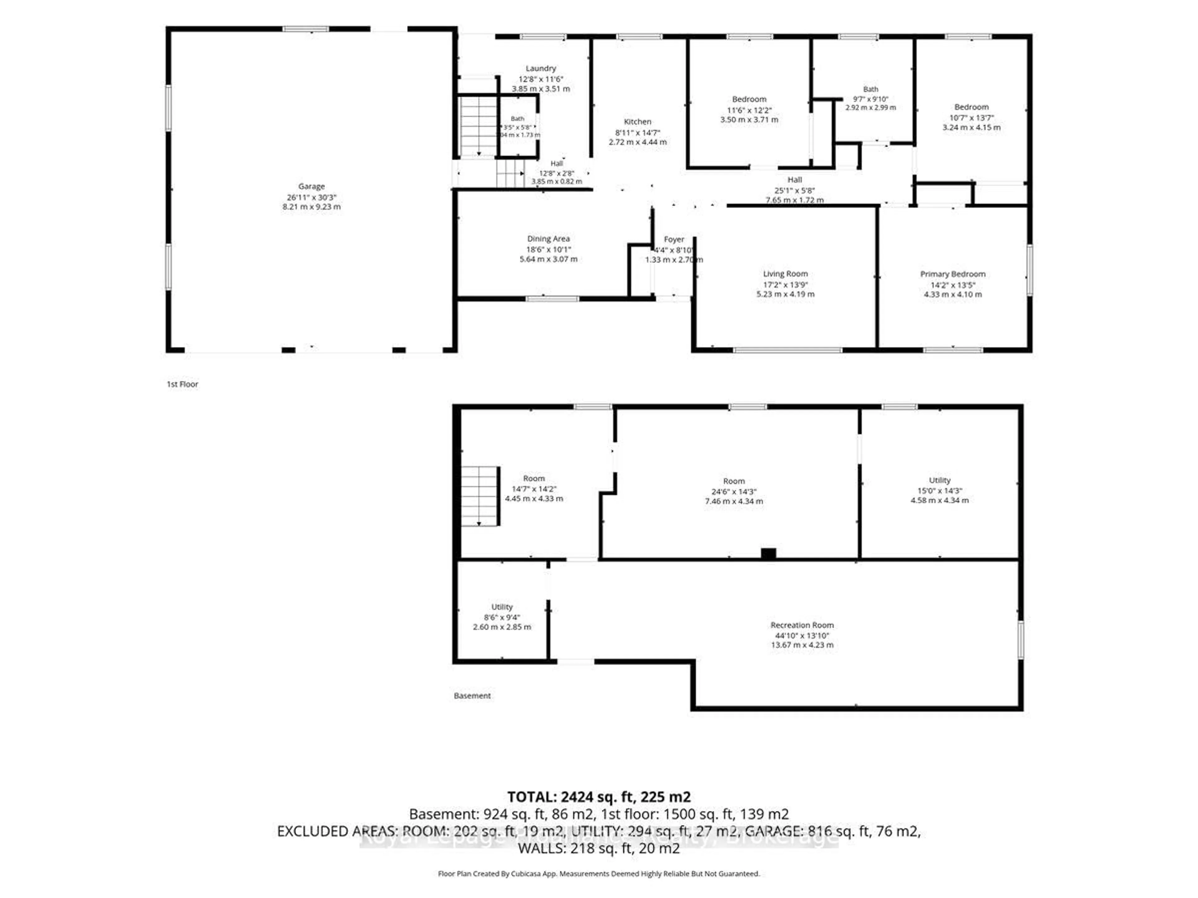Floor plan for 1063 Casey Rd, Belleville Ontario K8N 4Z6