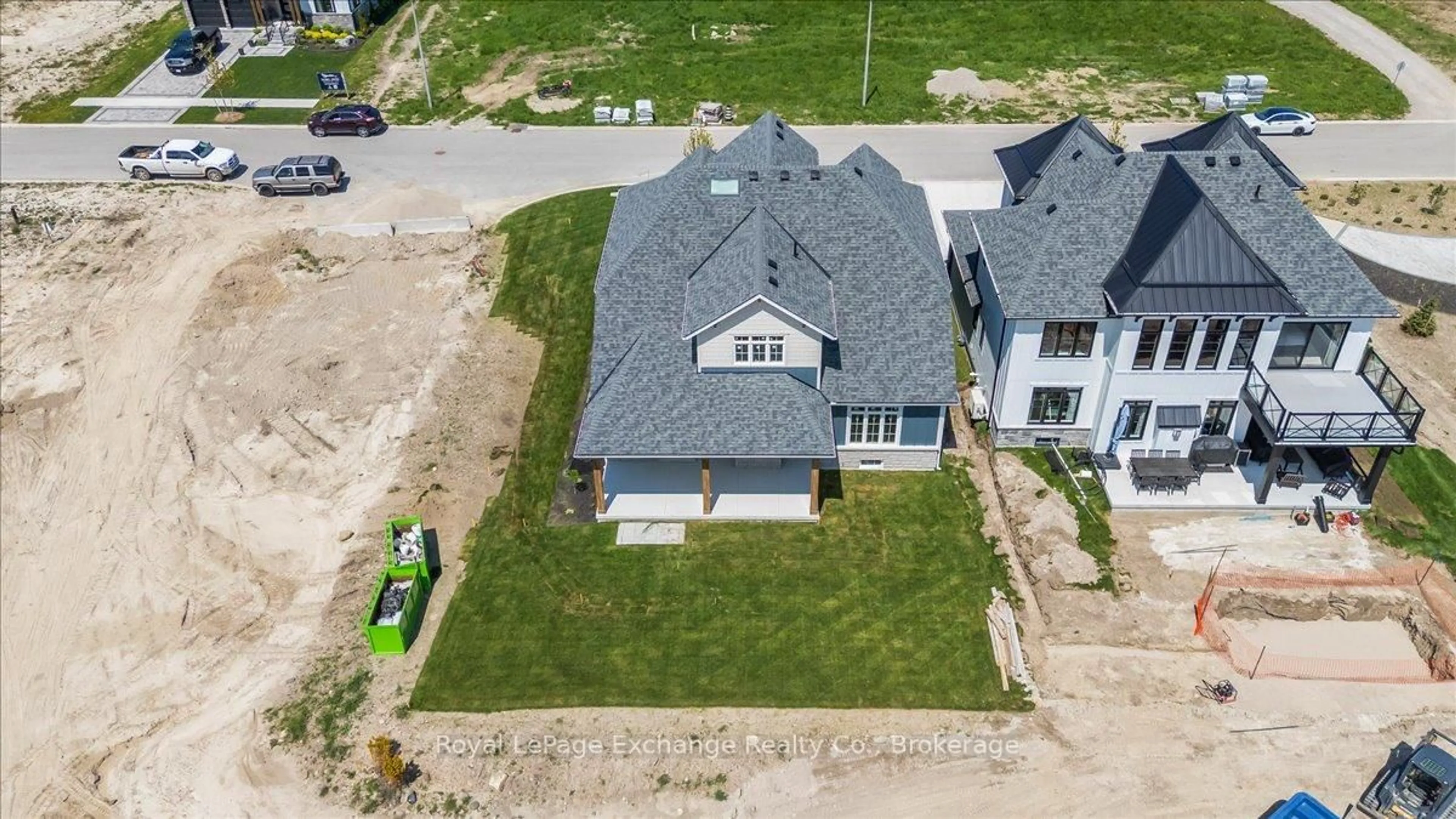 A pic from outside/outdoor area/front of a property/back of a property/a pic from drone, street for 64 Inverness St, Kincardine Ontario N2Z 2Z4