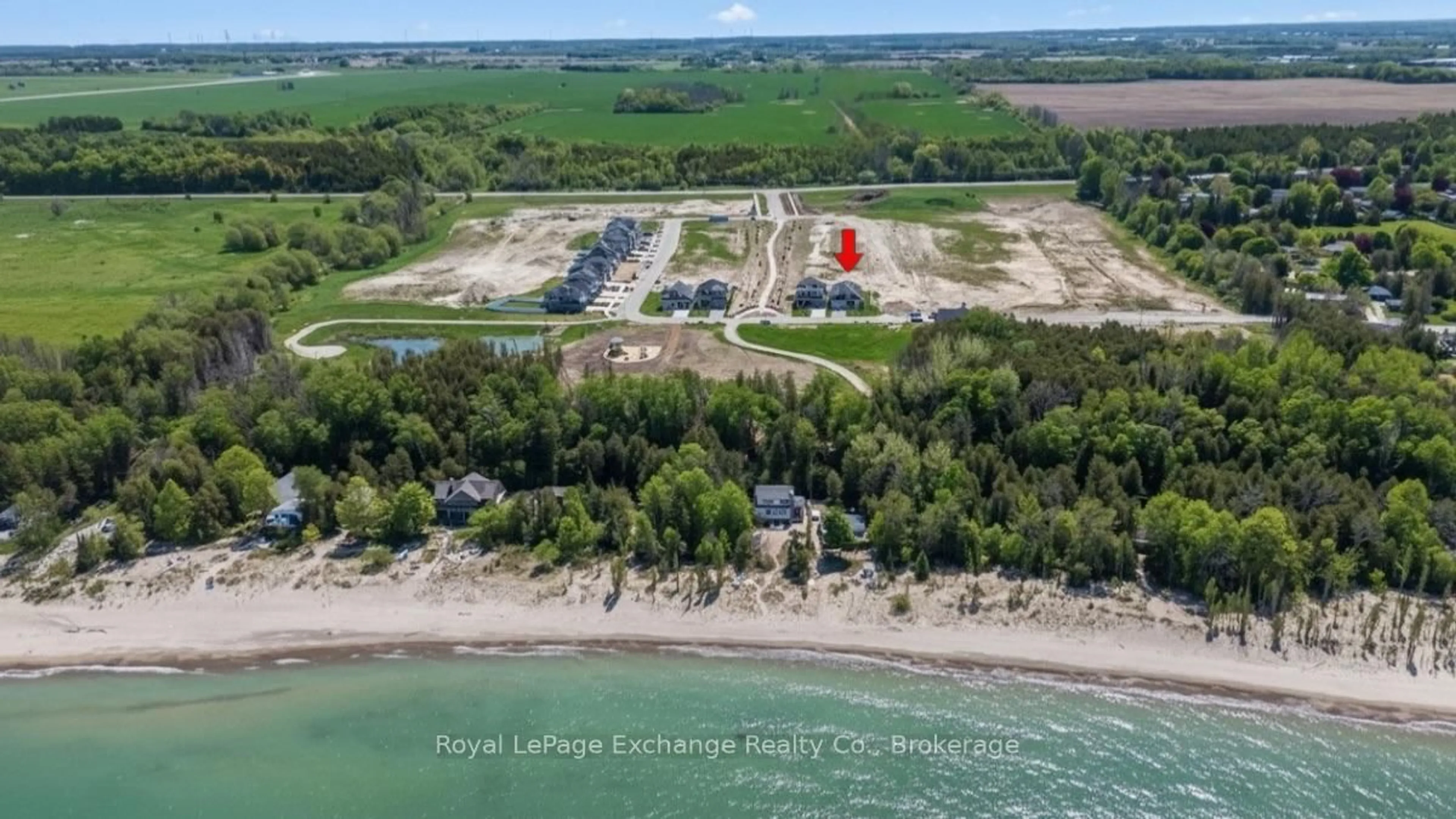 A pic from outside/outdoor area/front of a property/back of a property/a pic from drone, water/lake/river/ocean view for 64 Inverness St, Kincardine Ontario N2Z 2Z4