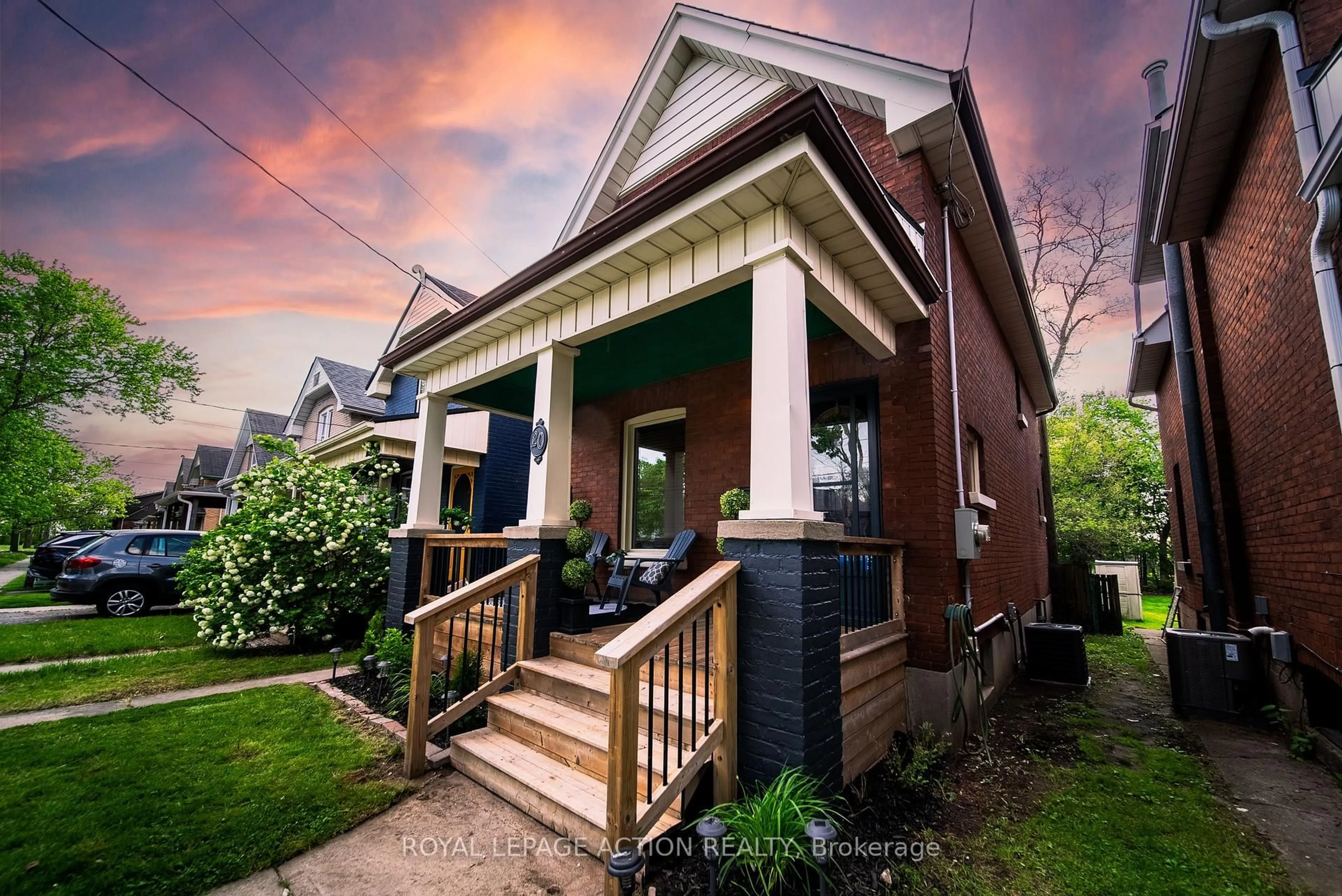 Home with brick exterior material, street for 20 Wells Ave, Brantford Ontario N3R 4J2