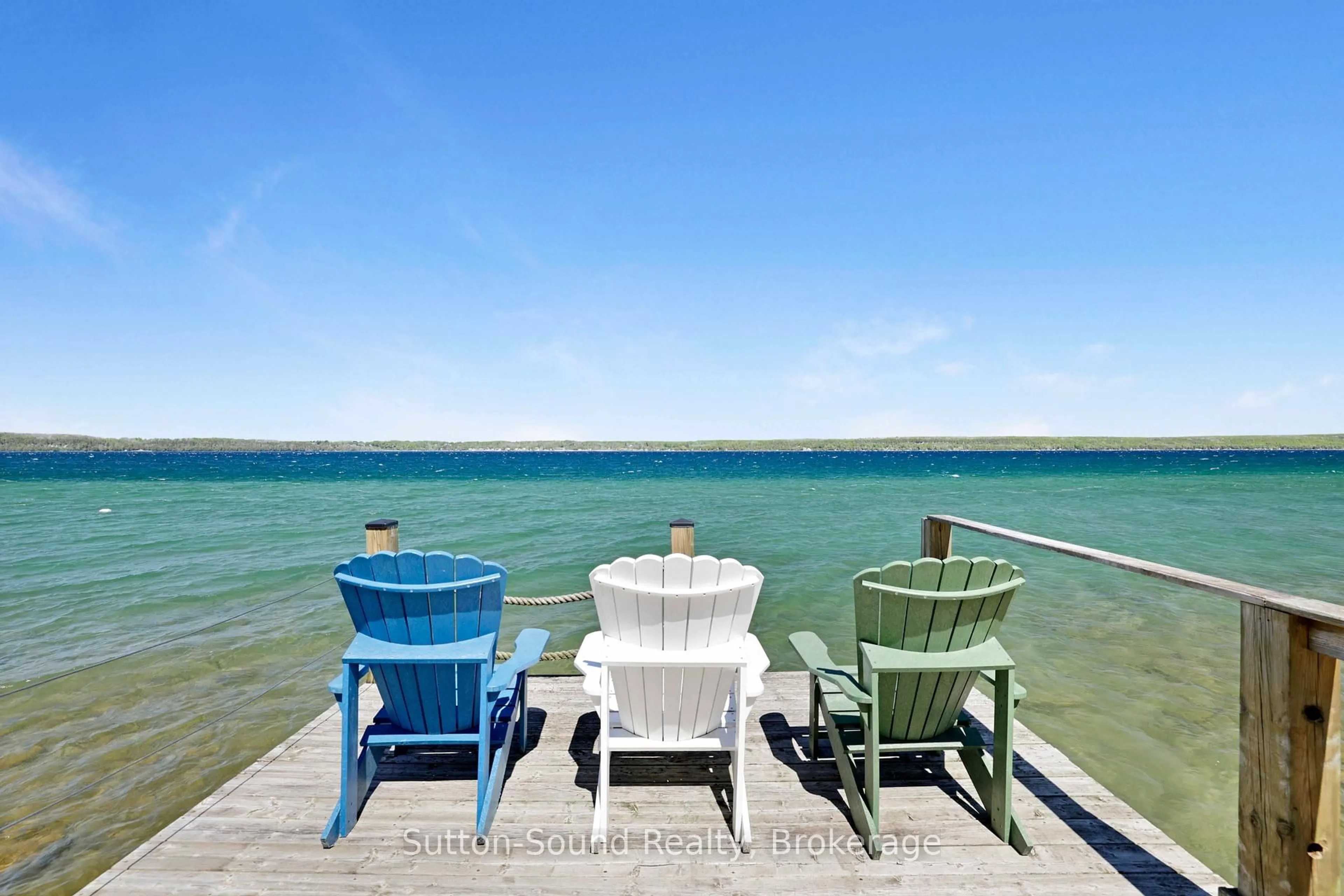 Patio, water/lake/river/ocean view for 109 Dahl St, Georgian Bluffs Ontario N0H 2T0