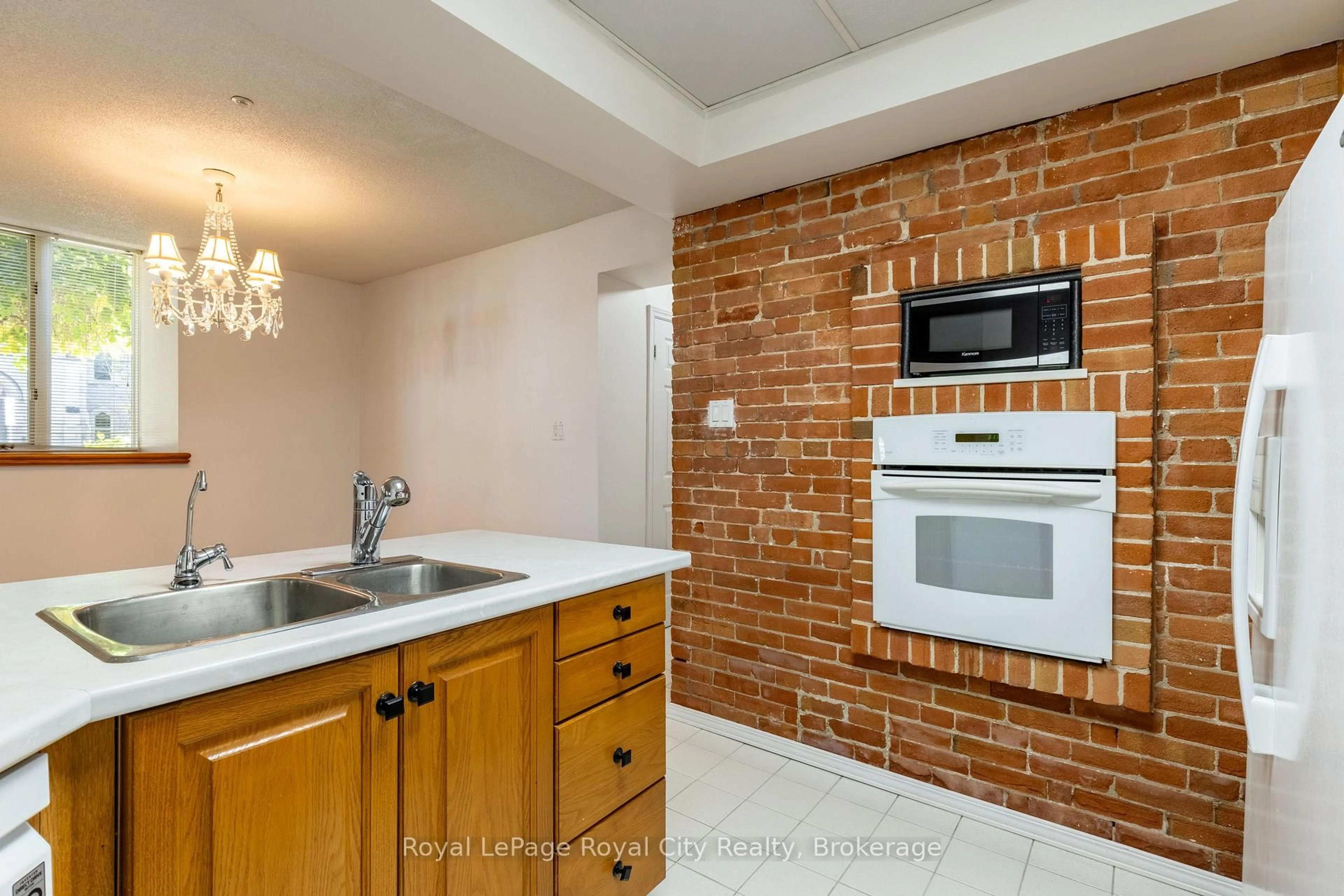 Standard kitchen, ceramic/tile floor for 57 Suffolk St #101, Guelph Ontario N1H 2J1