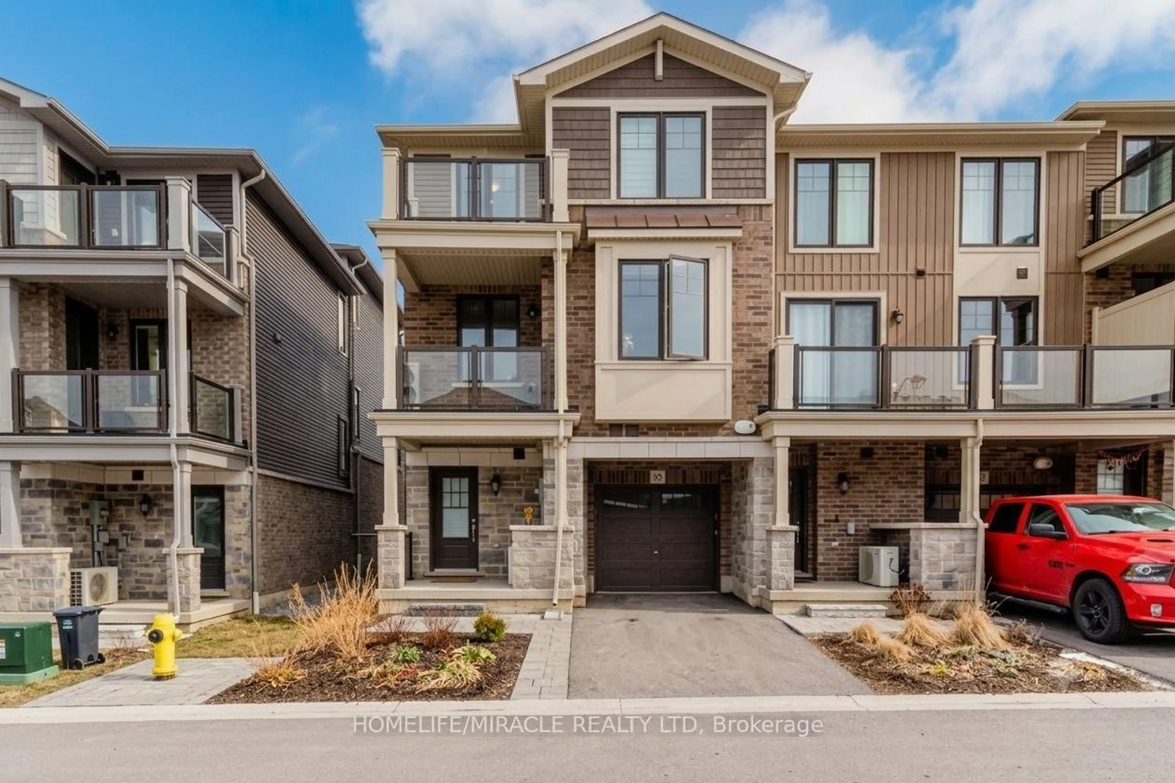 Home with brick exterior material, street for 10 Birmingham Dr #92, Cambridge Ontario N1R 0C6