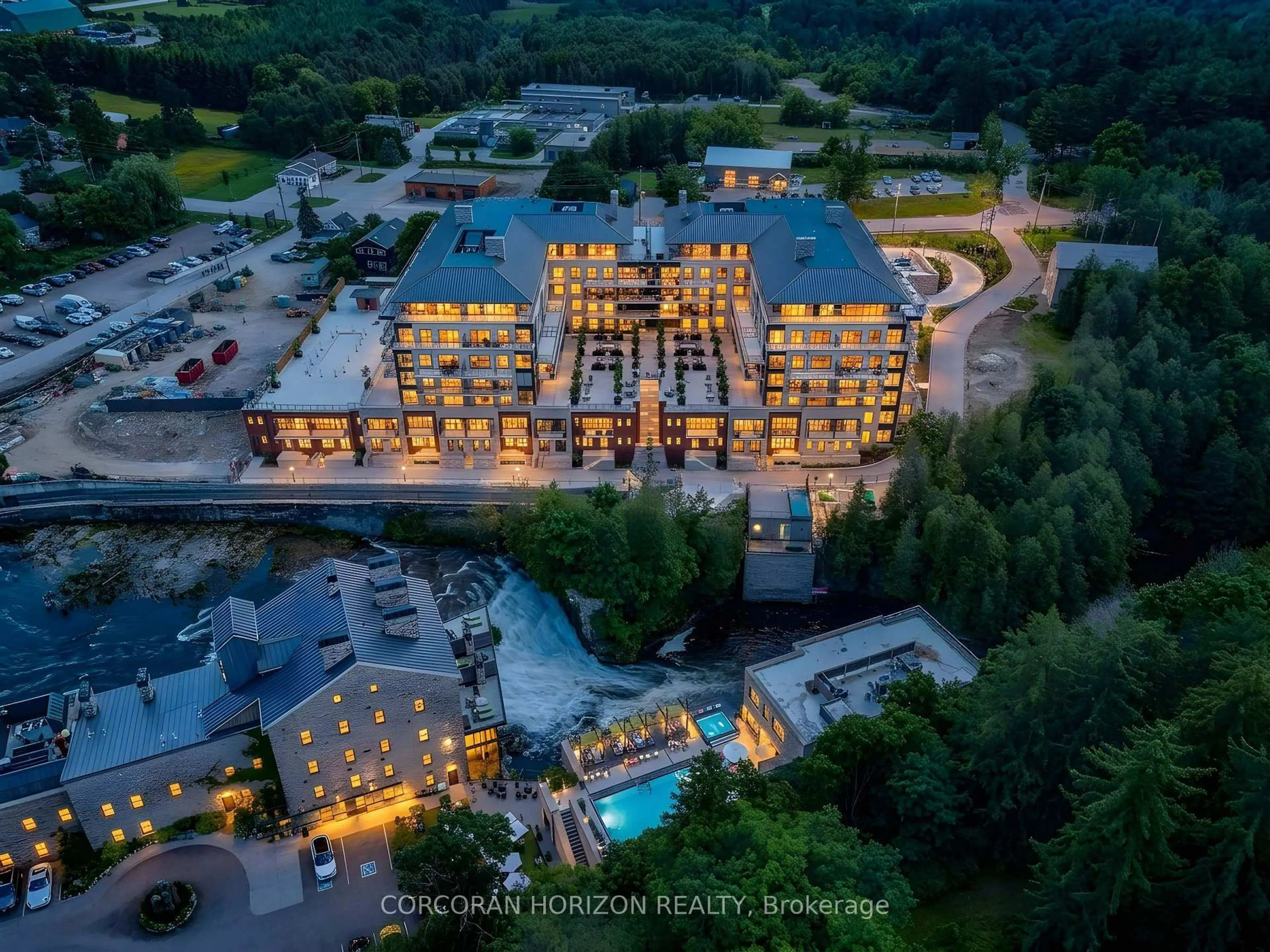A pic from outside/outdoor area/front of a property/back of a property/a pic from drone, unknown for 6523 Wellington Rd 7 Rd #408, Centre Wellington Ontario N0B 1S0