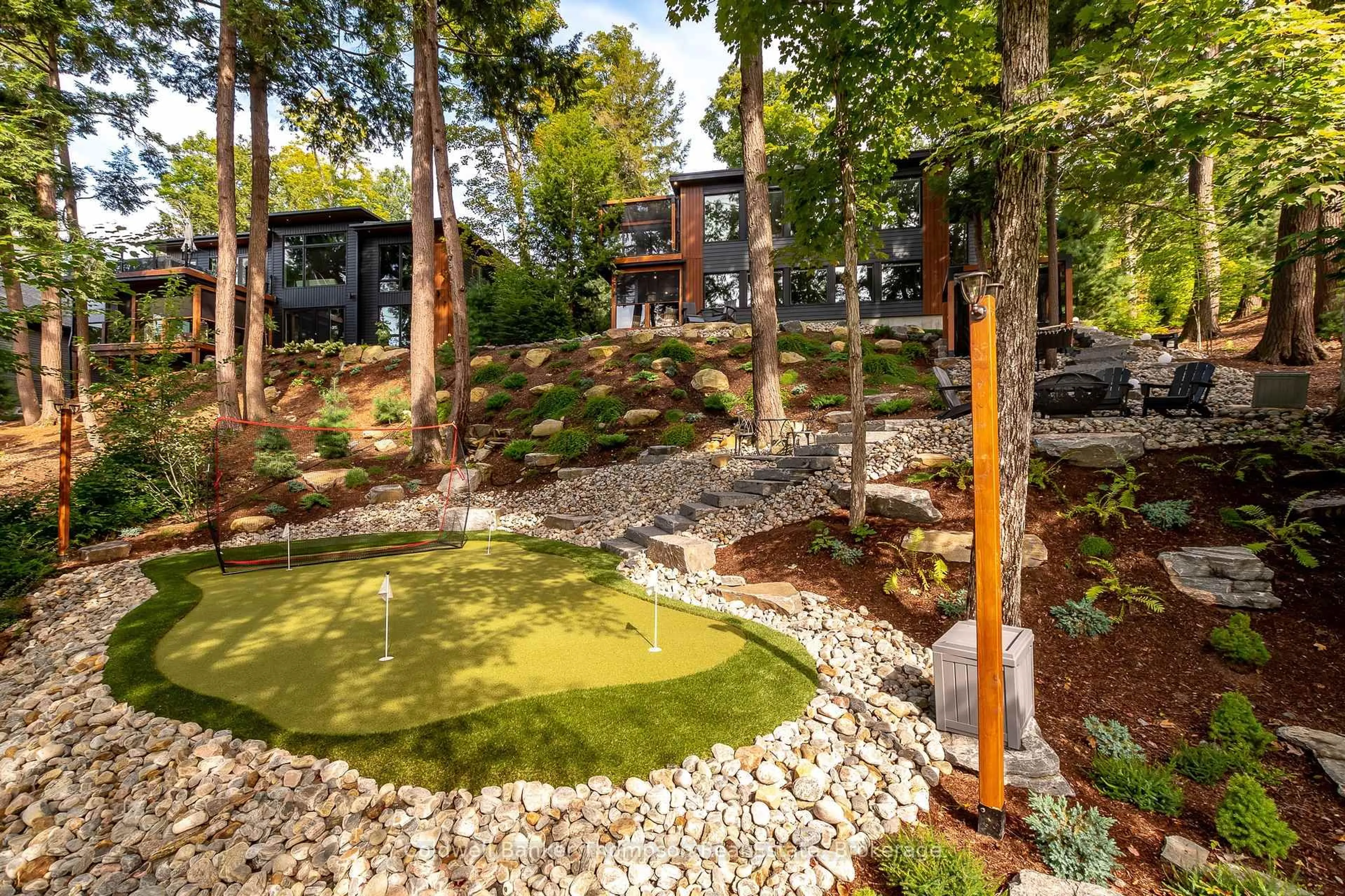 Patio, forest/trees view for 14 St. Andrews Circ, Huntsville Ontario P1H 1B1