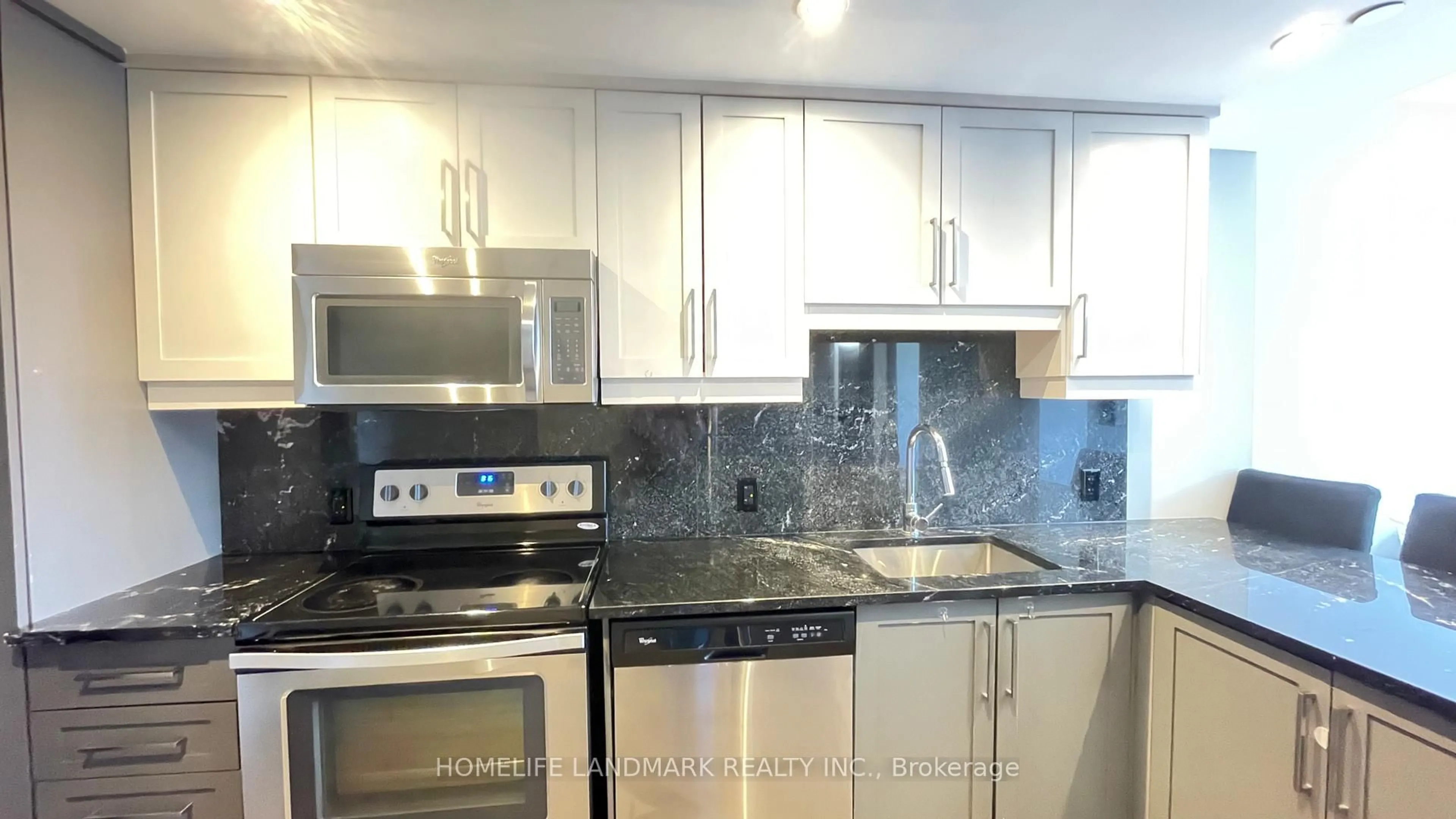 Standard kitchen, ceramic/tile floor for 330 Phillip St #N709, Waterloo Ontario N2L 3W9