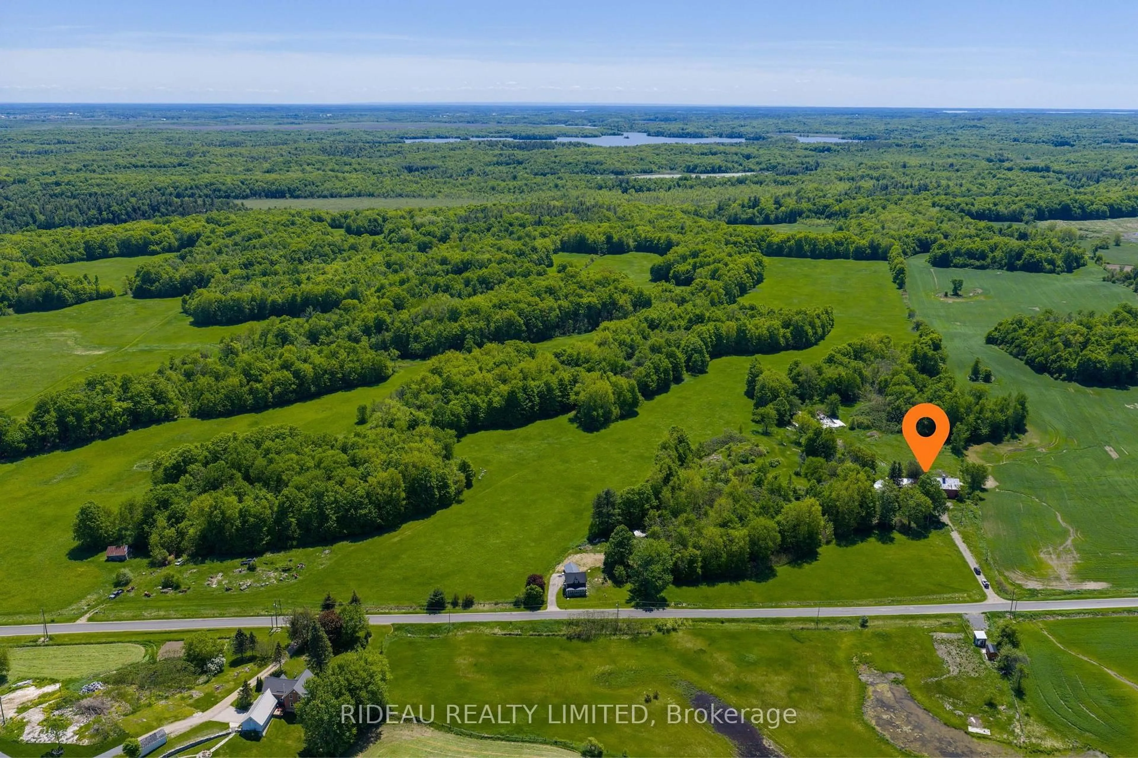 A pic from outside/outdoor area/front of a property/back of a property/a pic from drone, water/lake/river/ocean view for 177 Ellisville Rd, Leeds and the Thousand Islands Ontario K0H 2N0