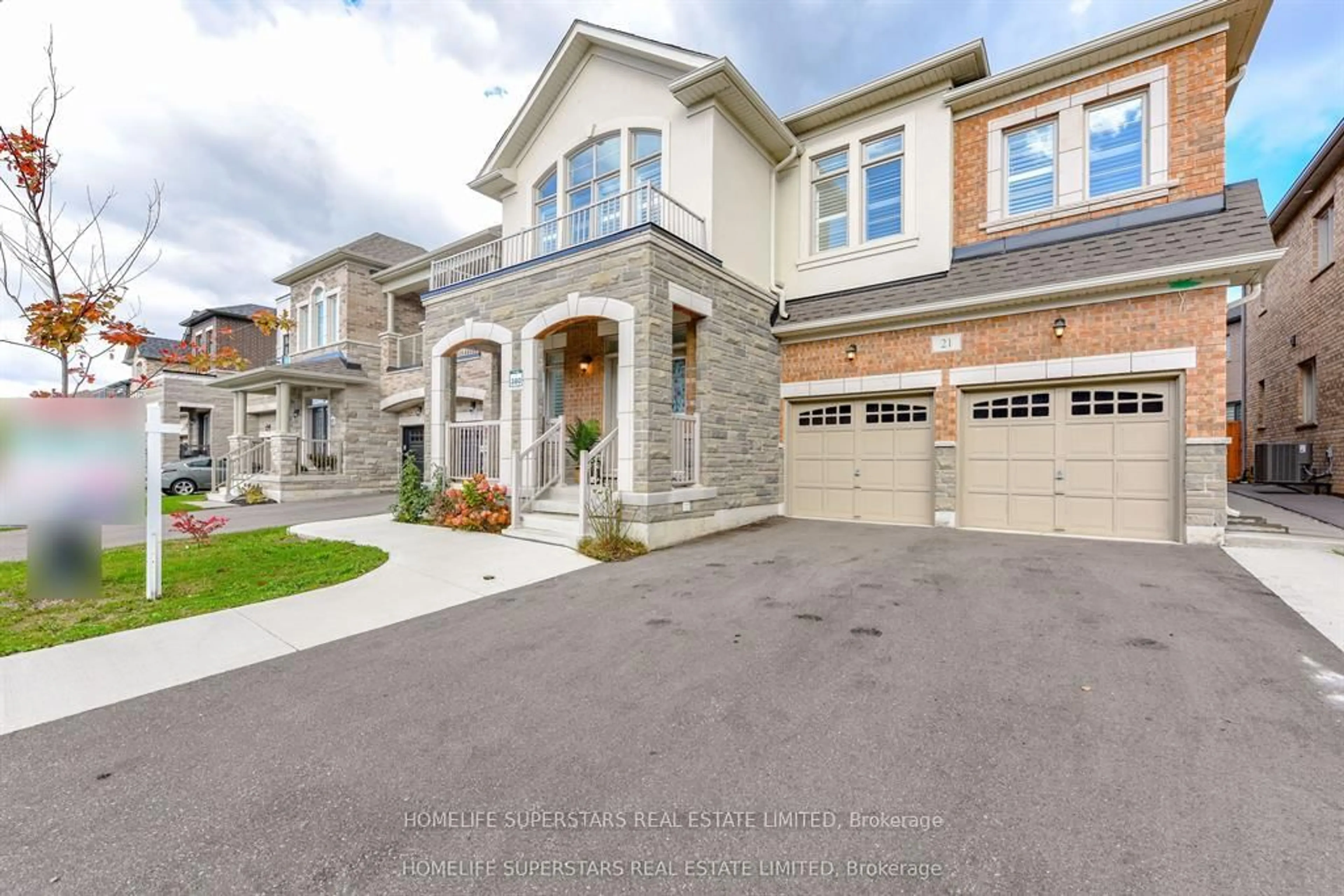 Home with brick exterior material, street for 21 CATTAIL Cres, Hamilton Ontario L8B 1Z6