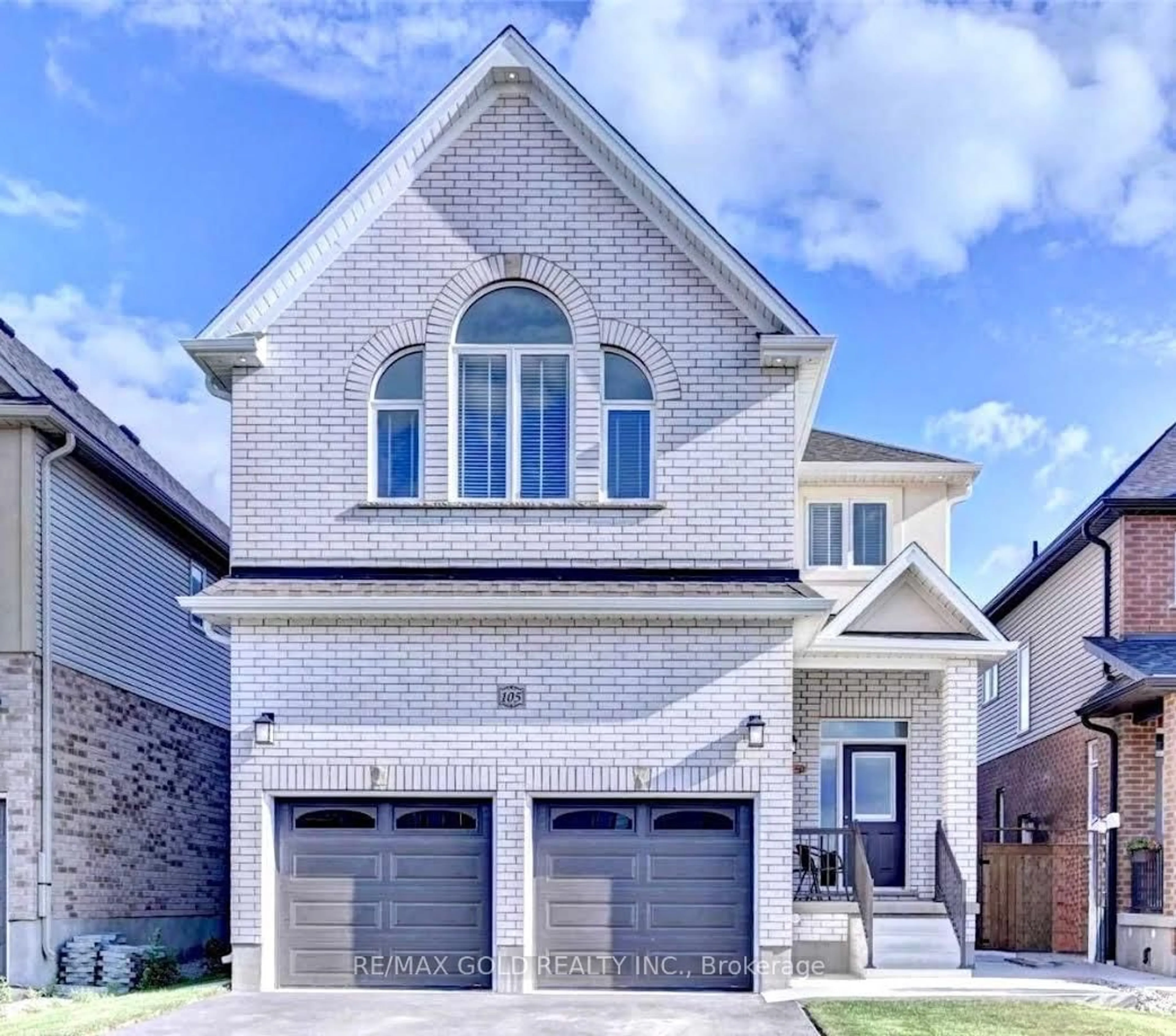 Home with brick exterior material, street for 105 Arlington Pkwy, Brant Ontario N3L 0G5