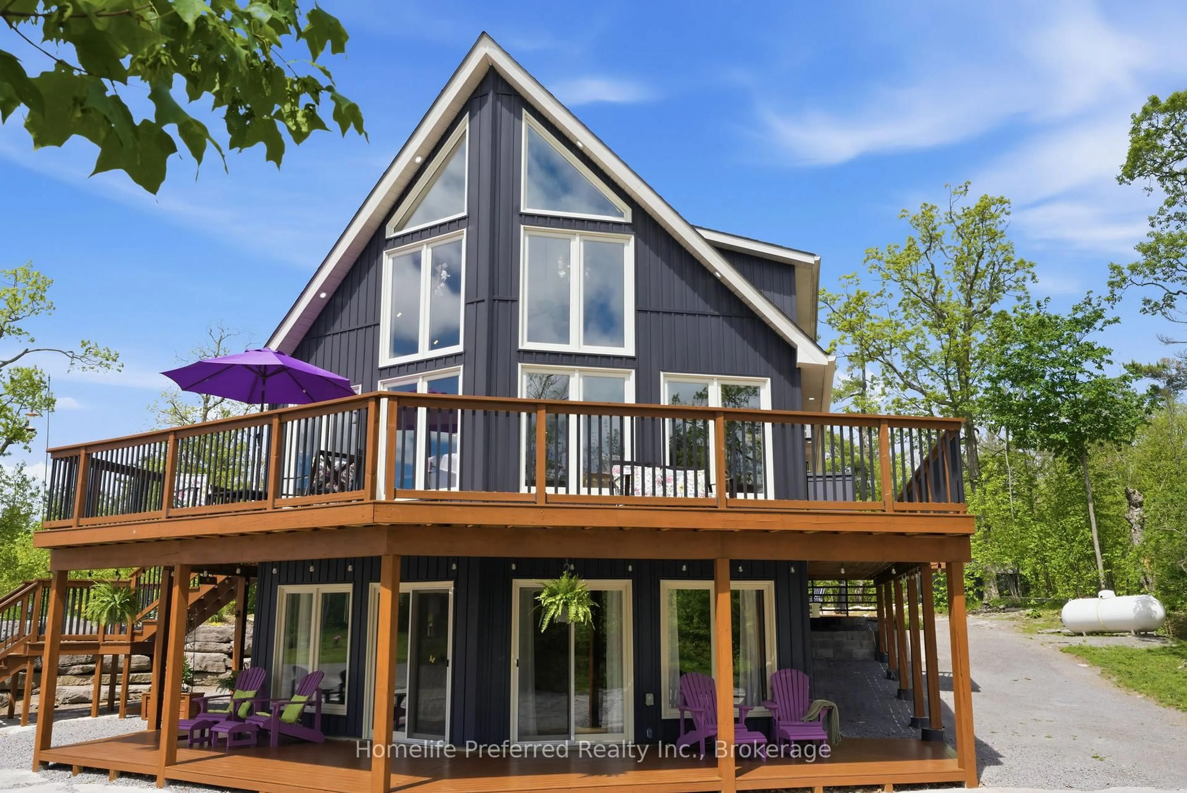Home with vinyl exterior material, water/lake/river/ocean view for 6070 28 Highway, North Kawartha Ontario K0L 3E0