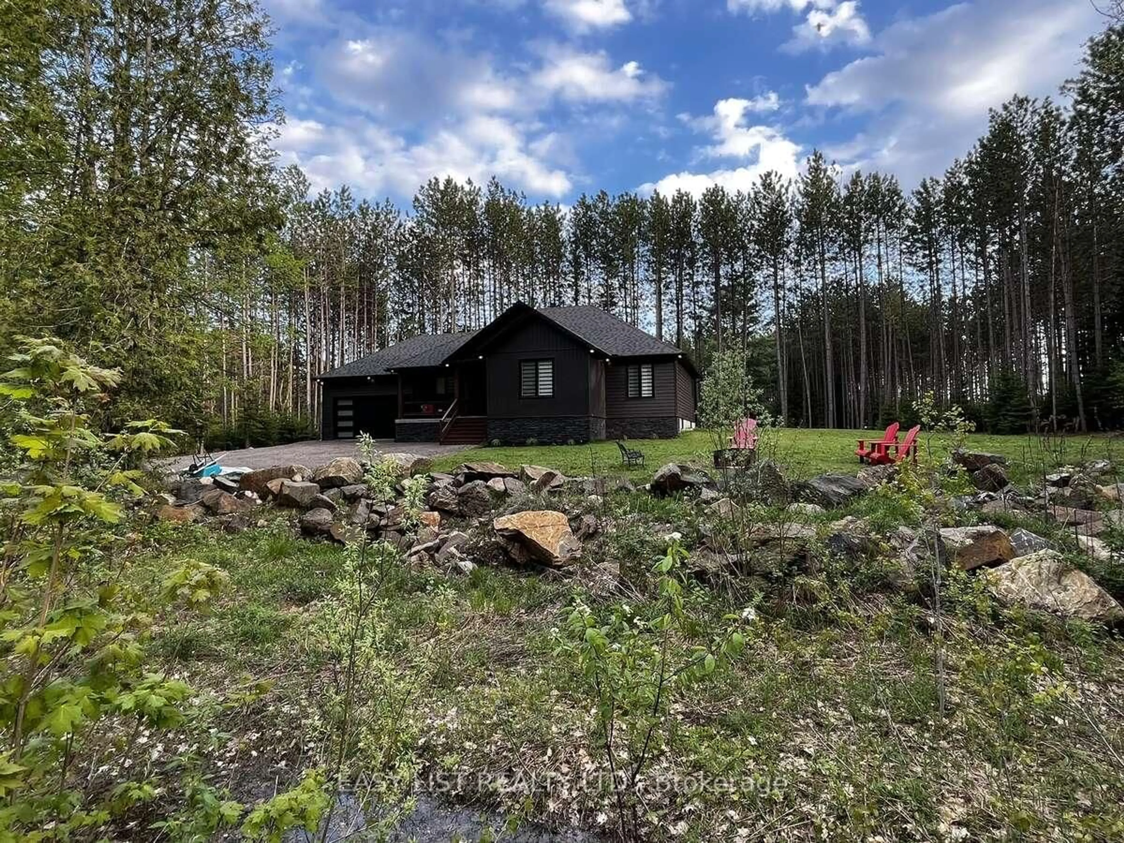 A pic from outside/outdoor area/front of a property/back of a property/a pic from drone, forest/trees view for 23350 C Highway 62, Bancroft Ontario K0L 2L0