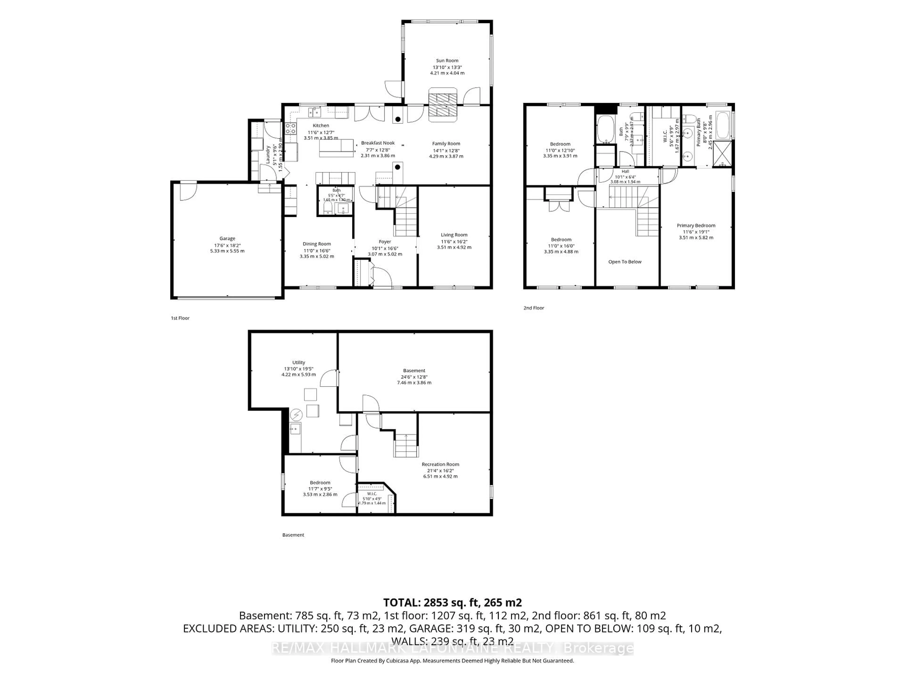 Floor plan for 8 Steventon Cres, Stittsville Ontario K2S 1G9