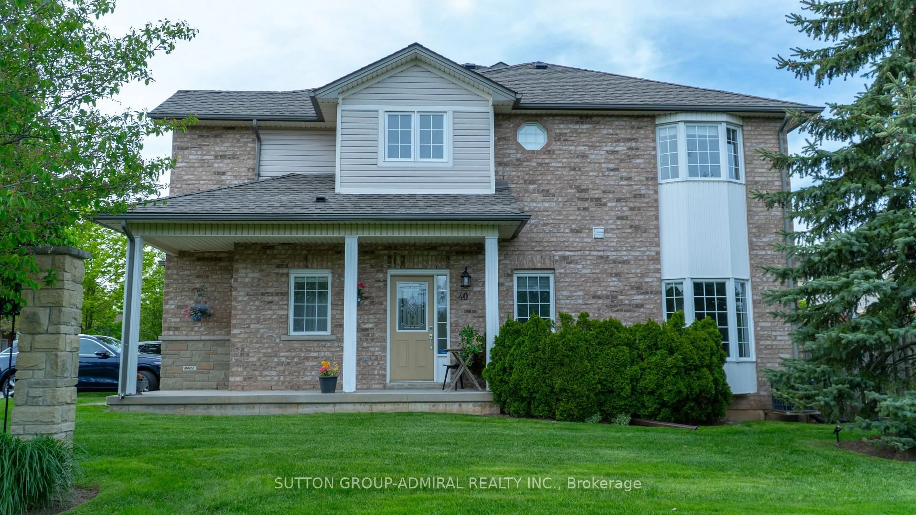 Home with brick exterior material, street for 232 Stonehenge Dr #40, Hamilton Ontario L9K 1R5