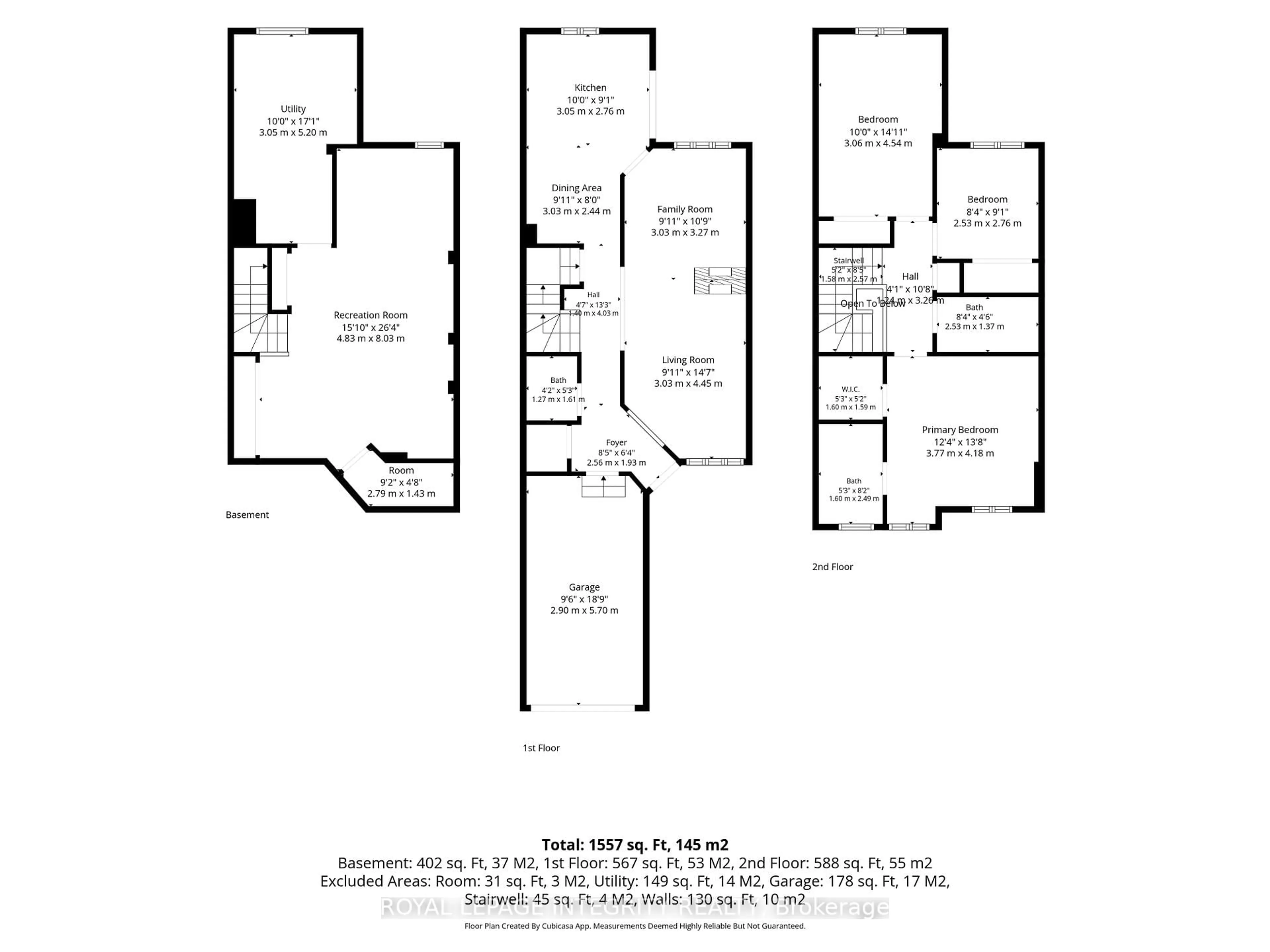 Floor plan for 76 Hunterswood Cres, Ottawa Ontario K1G 5V9