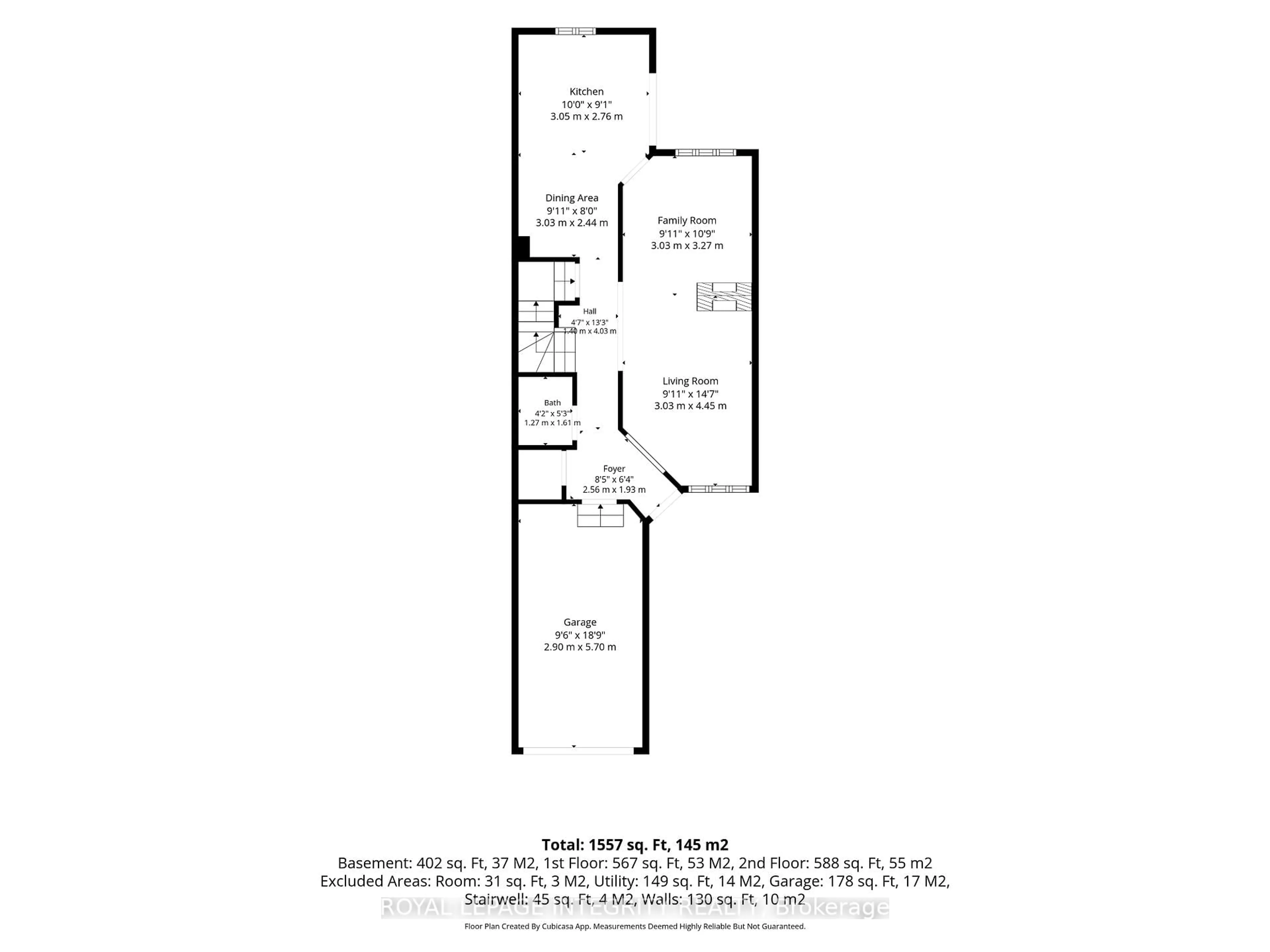 Floor plan for 76 Hunterswood Cres, Ottawa Ontario K1G 5V9