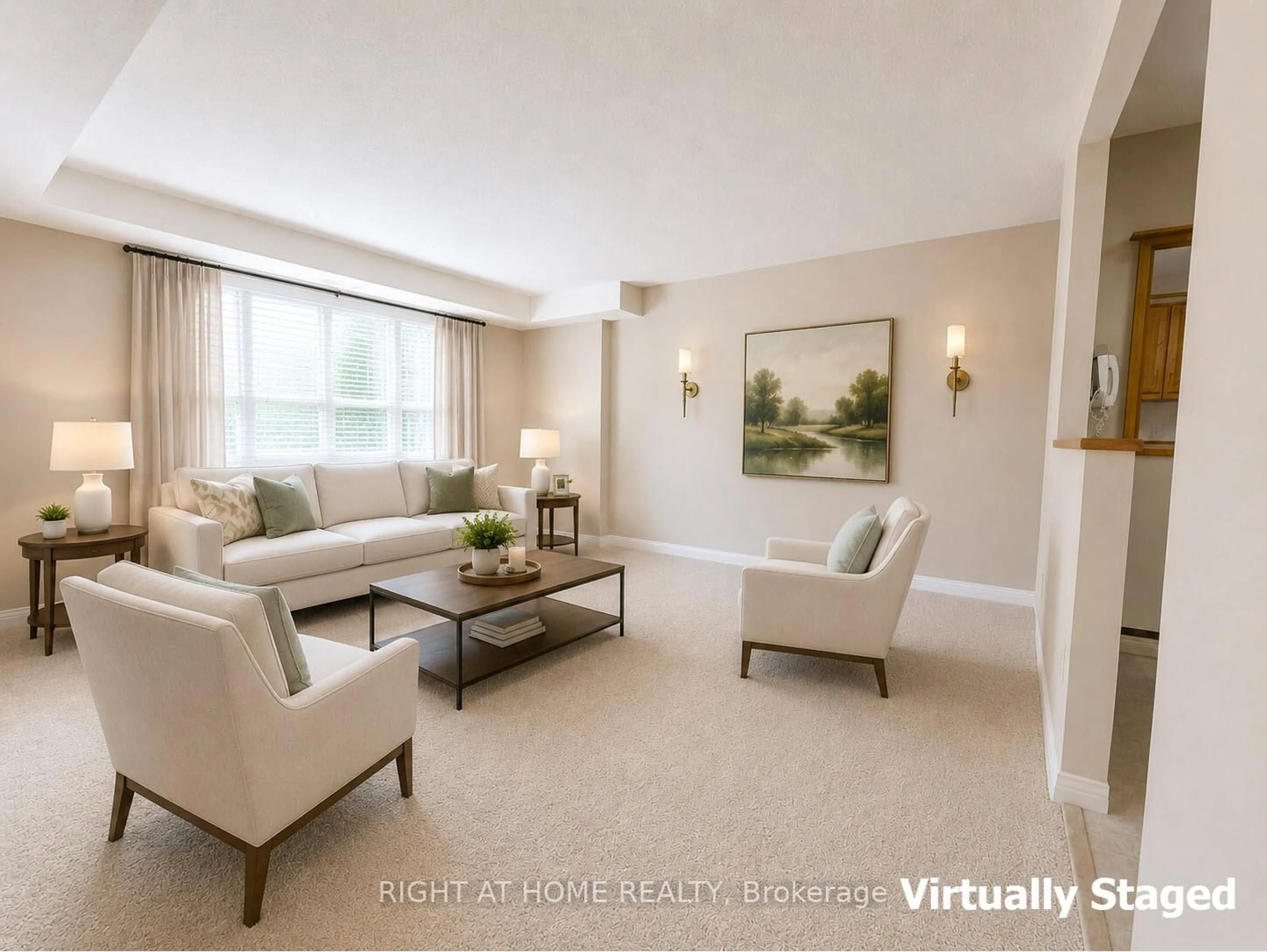 Living room with furniture, unknown for 6 Village Green Blvd #104, Hamilton Ontario L8G 5B7