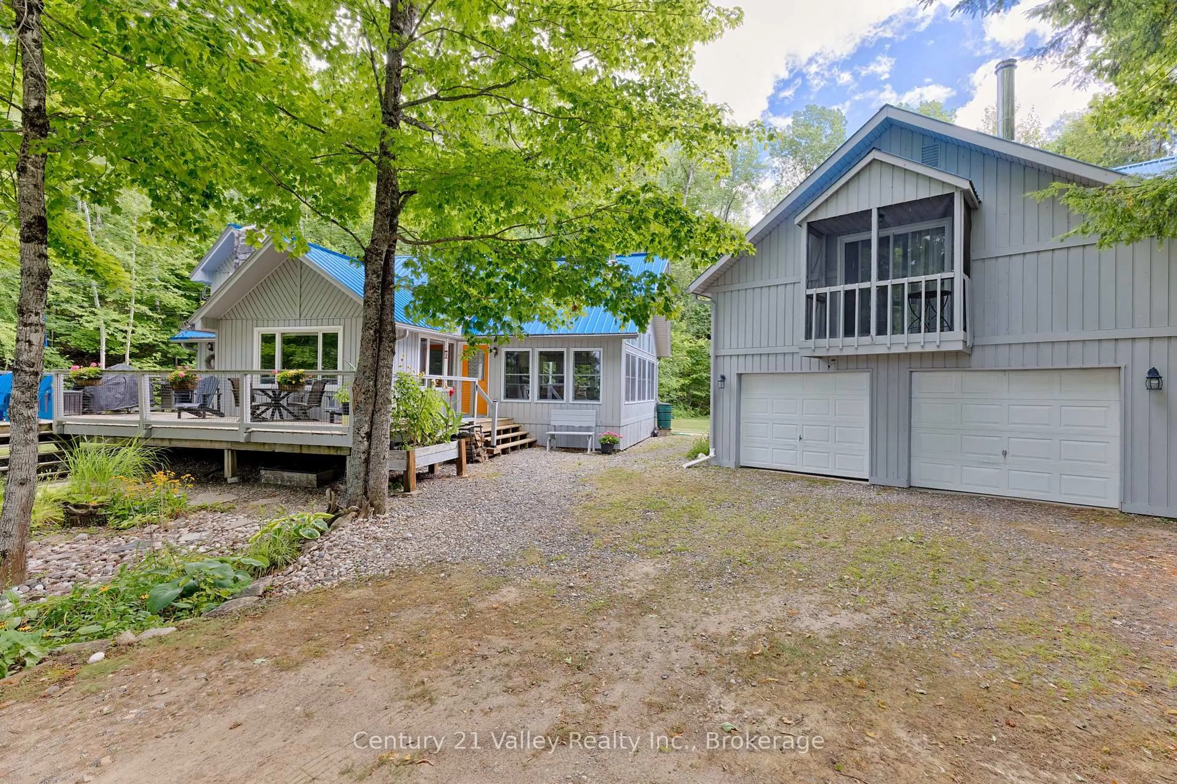A pic from outside/outdoor area/front of a property/back of a property/a pic from drone, water/lake/river/ocean view for 671 Graphite Bay Rd, Calabogie Ontario K0J 1H0