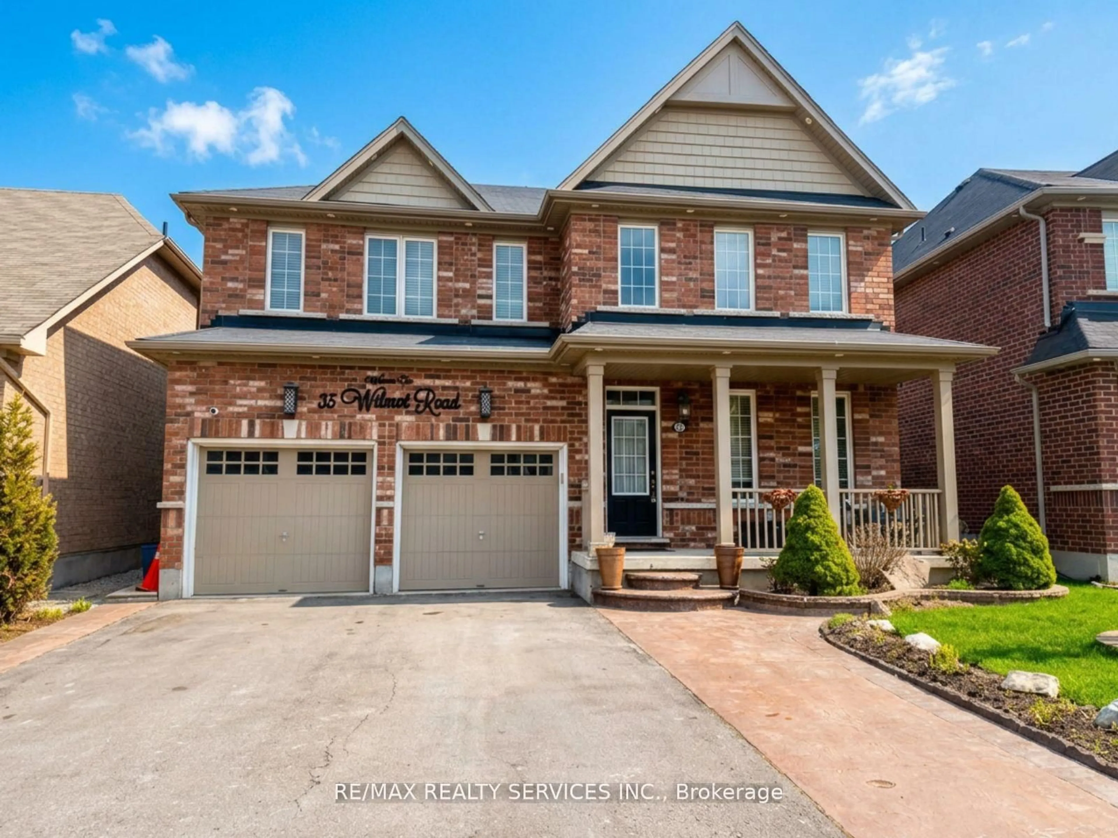Home with brick exterior material, street for 35 Wilmot Rd, Brantford Ontario N3T 0K8