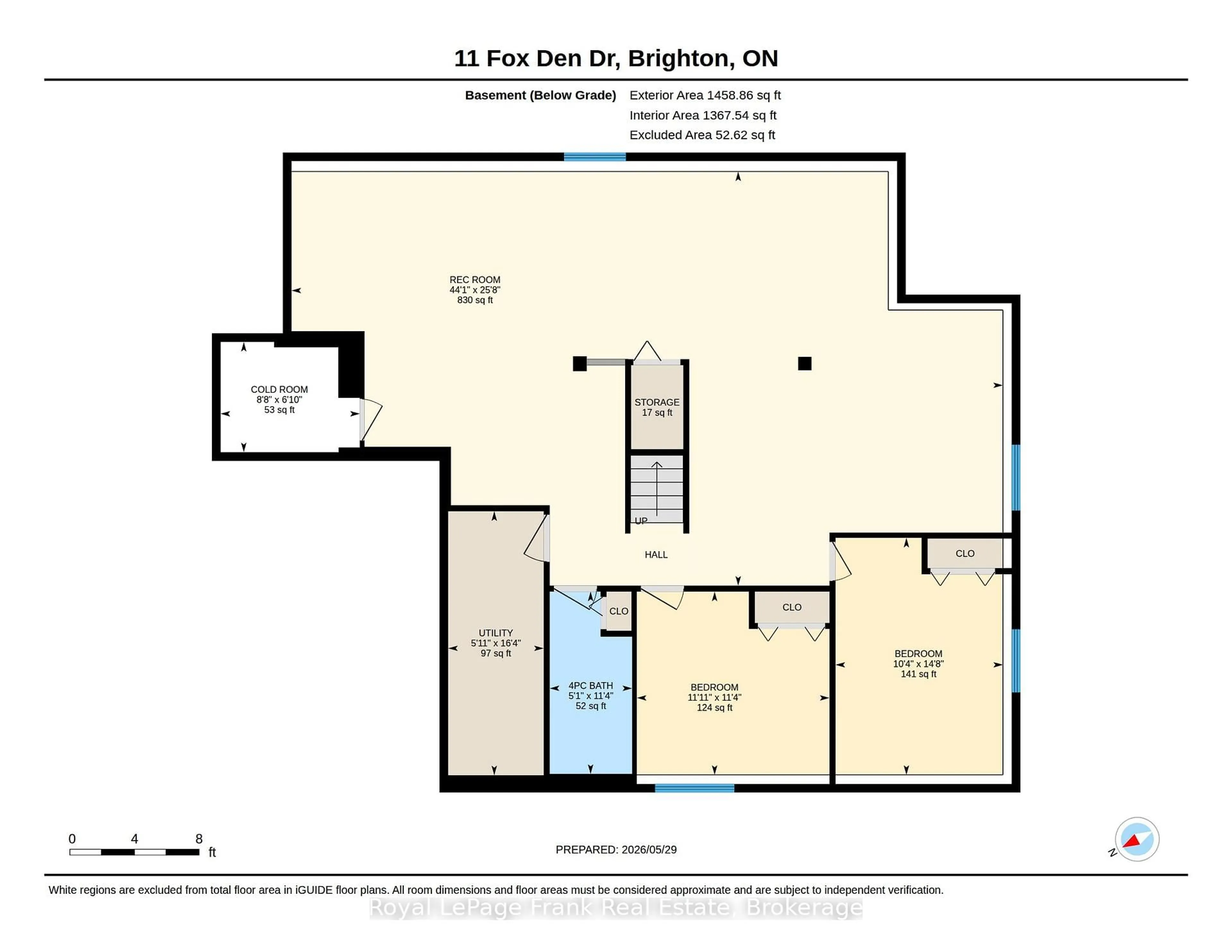 Floor plan for 11 Fox Den Dr, Brighton Ontario K0K 1H0