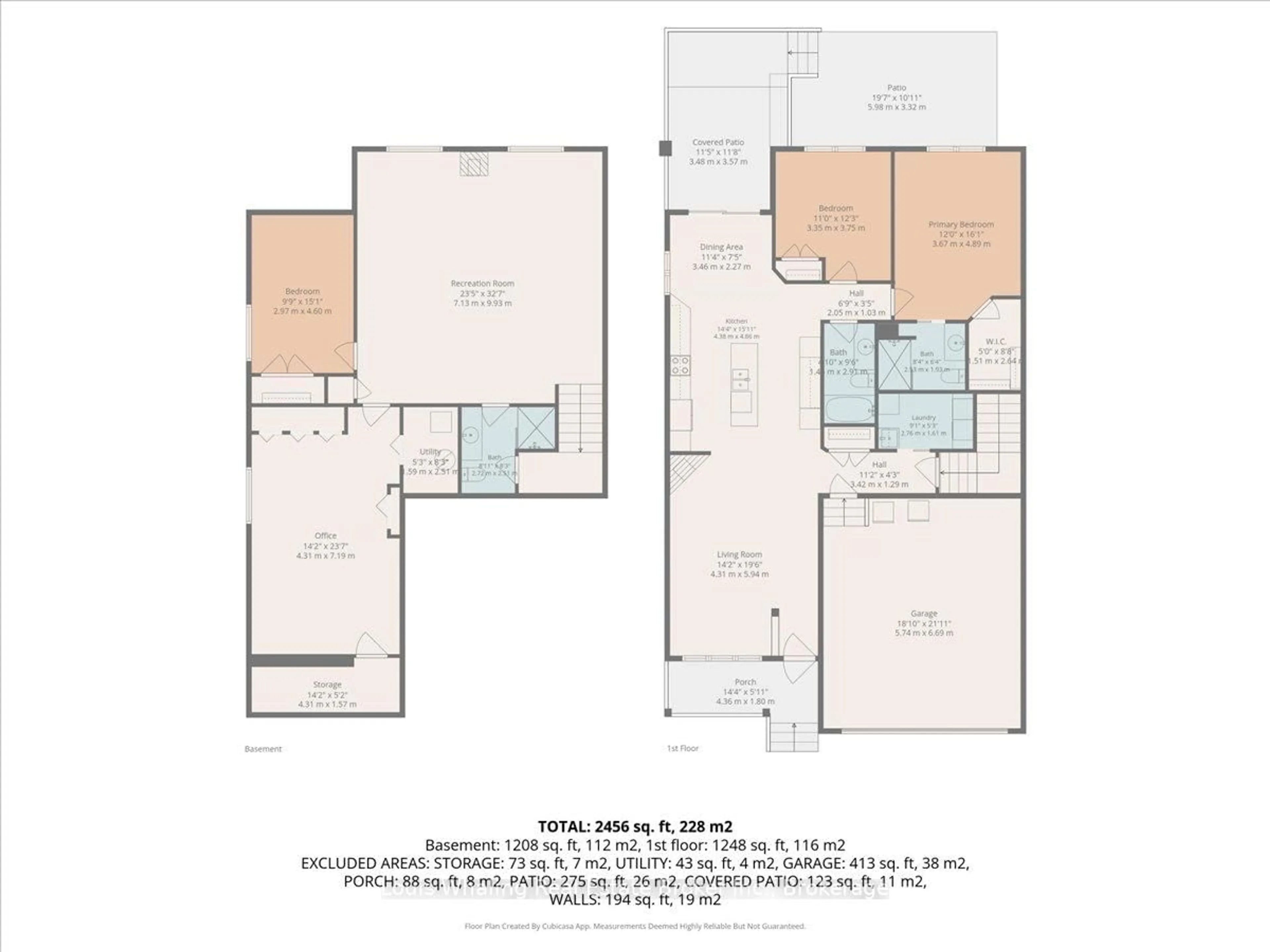 Floor plan for 113 B 13th Ave, Hanover Ontario N4N 3V1