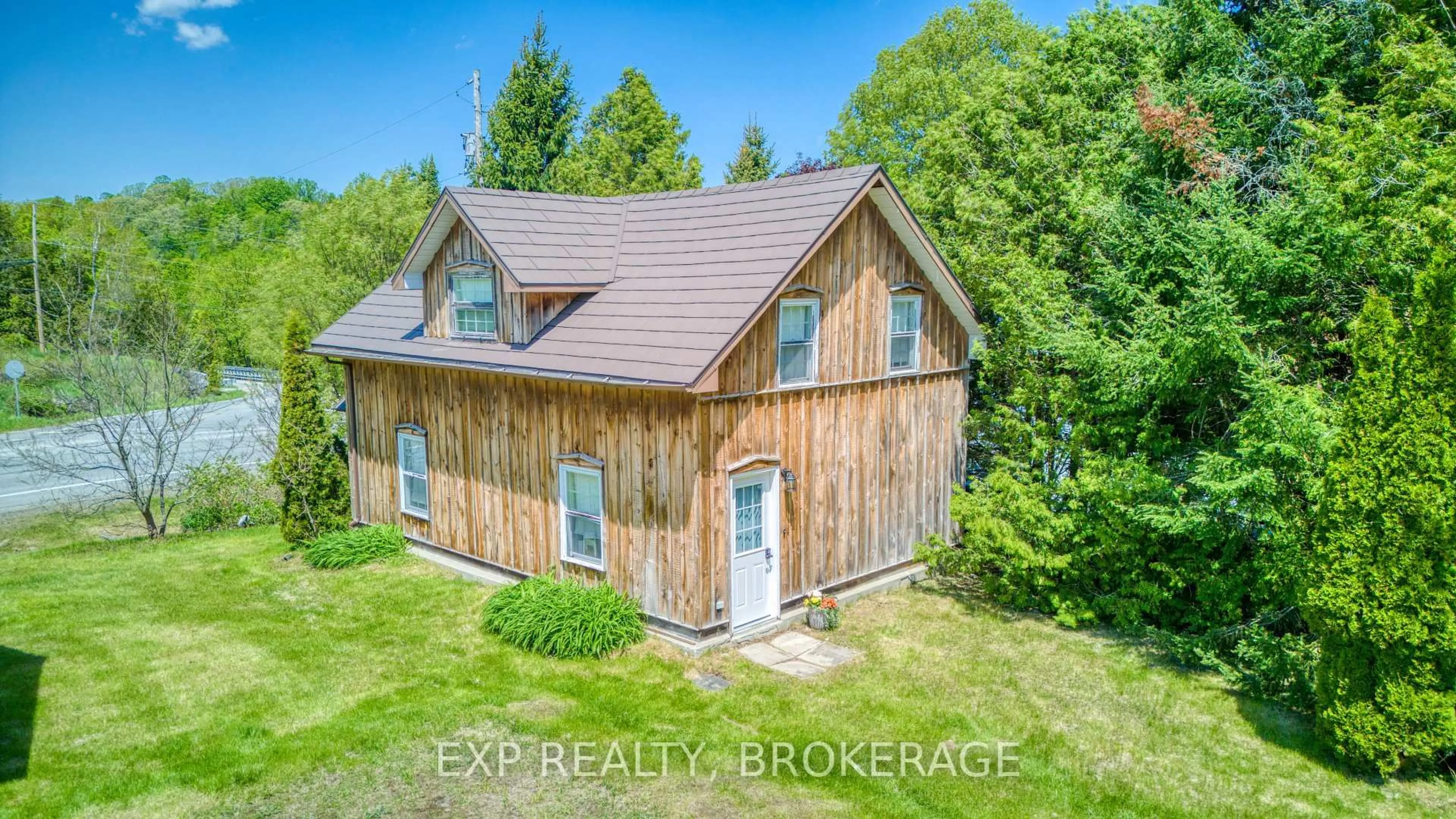 A pic from outside/outdoor area/front of a property/back of a property/a pic from drone, building for 2740 Bolingbroke Rd, Maberly Ontario K0H 2B0