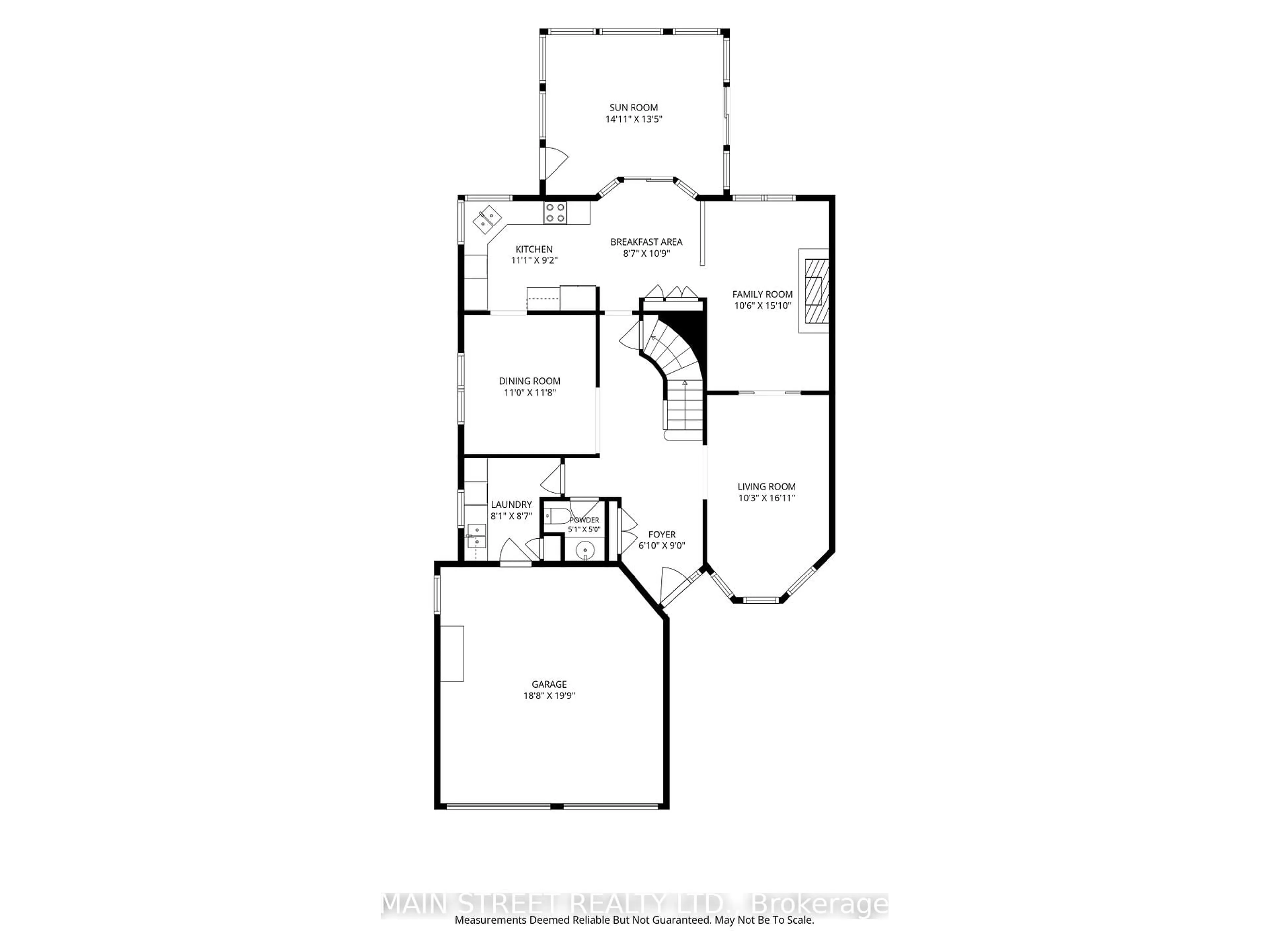 Floor plan for 316 Biehn Dr, Kitchener Ontario N2R 1C7