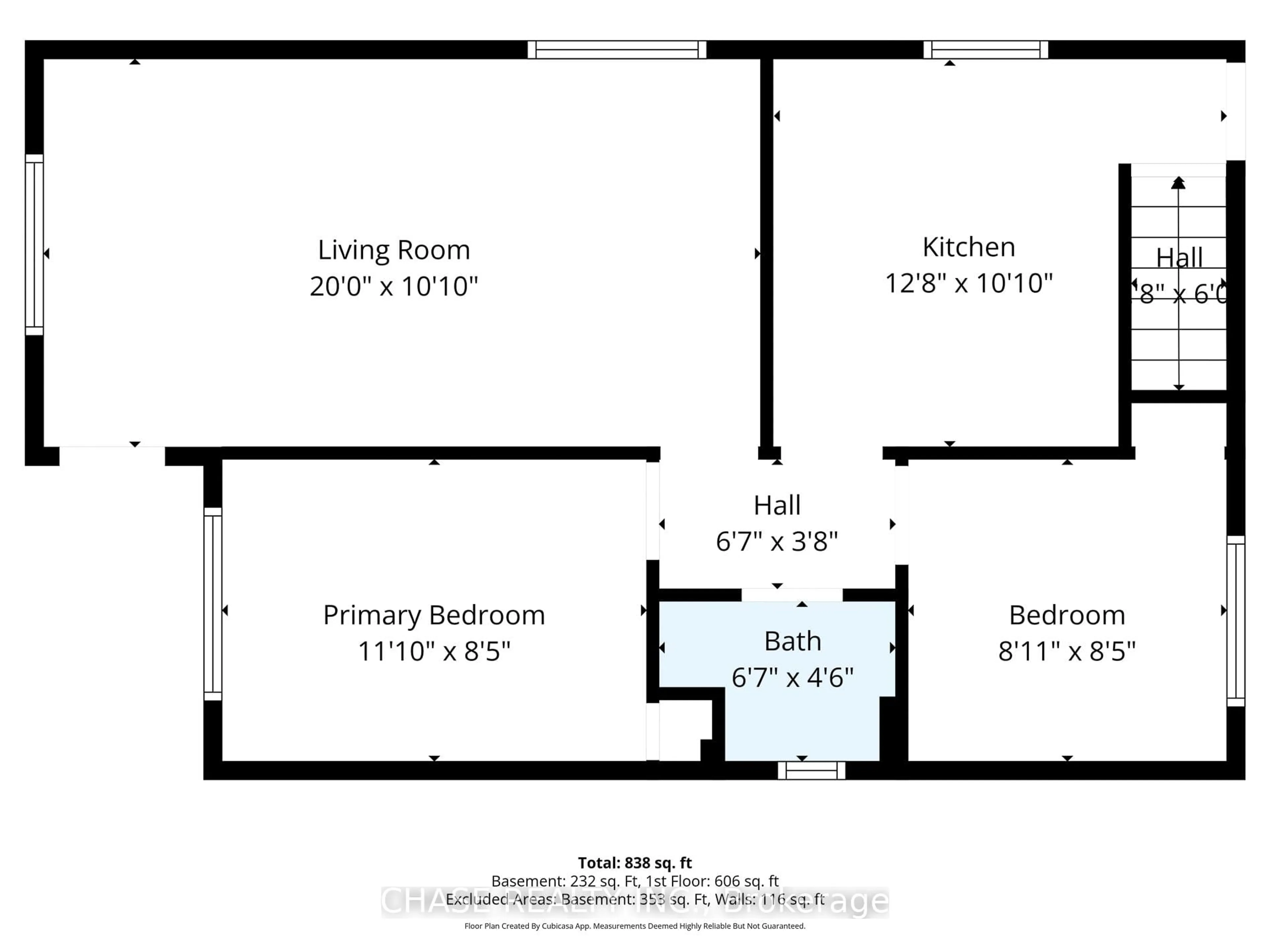 Floor plan for 187 Paradise Rd, Hamilton Ontario L8S 3T2