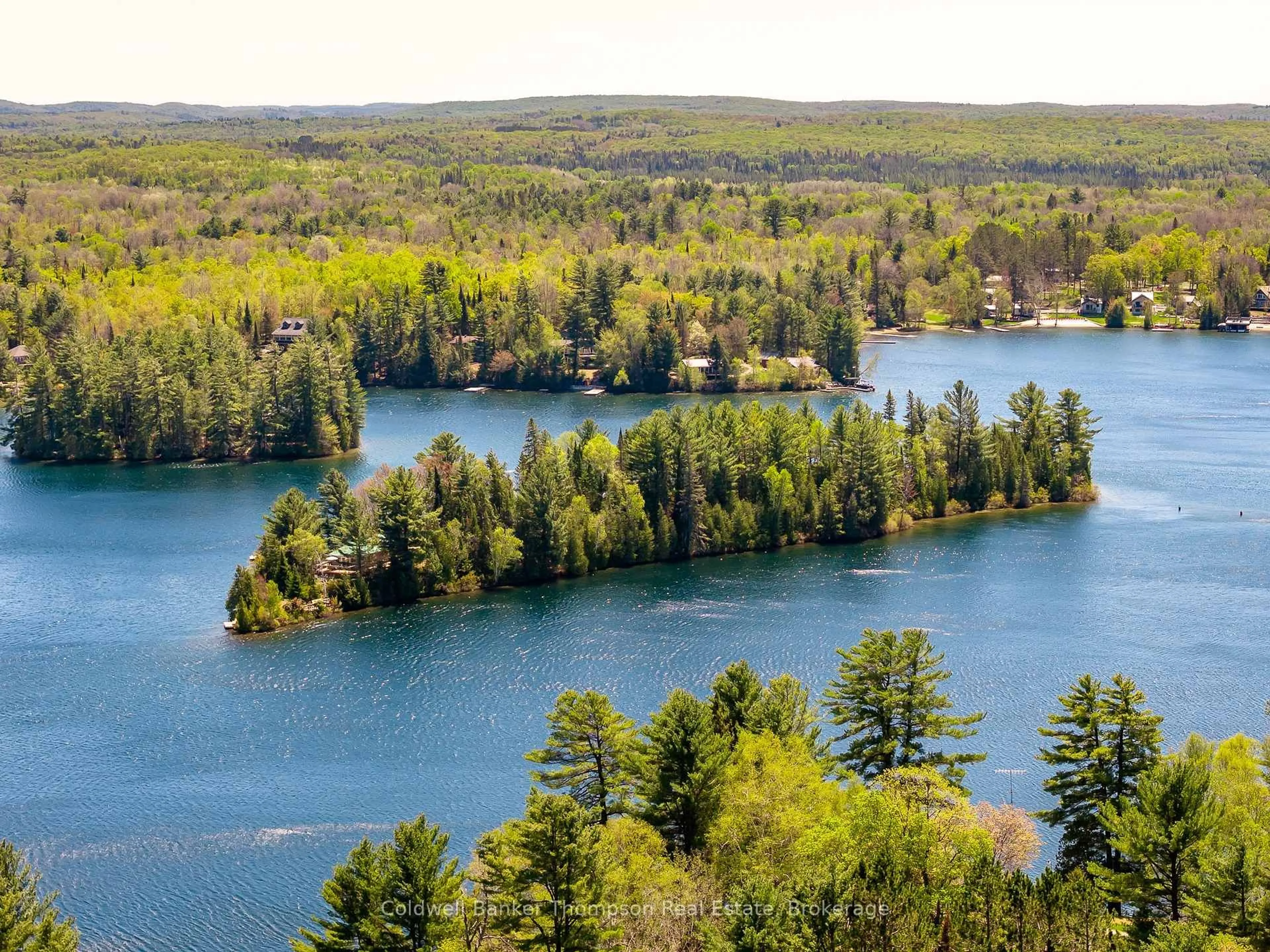 A pic from outside/outdoor area/front of a property/back of a property/a pic from drone, water/lake/river/ocean view for 0 Nottaway Island, Perry Ontario P0A 1J0