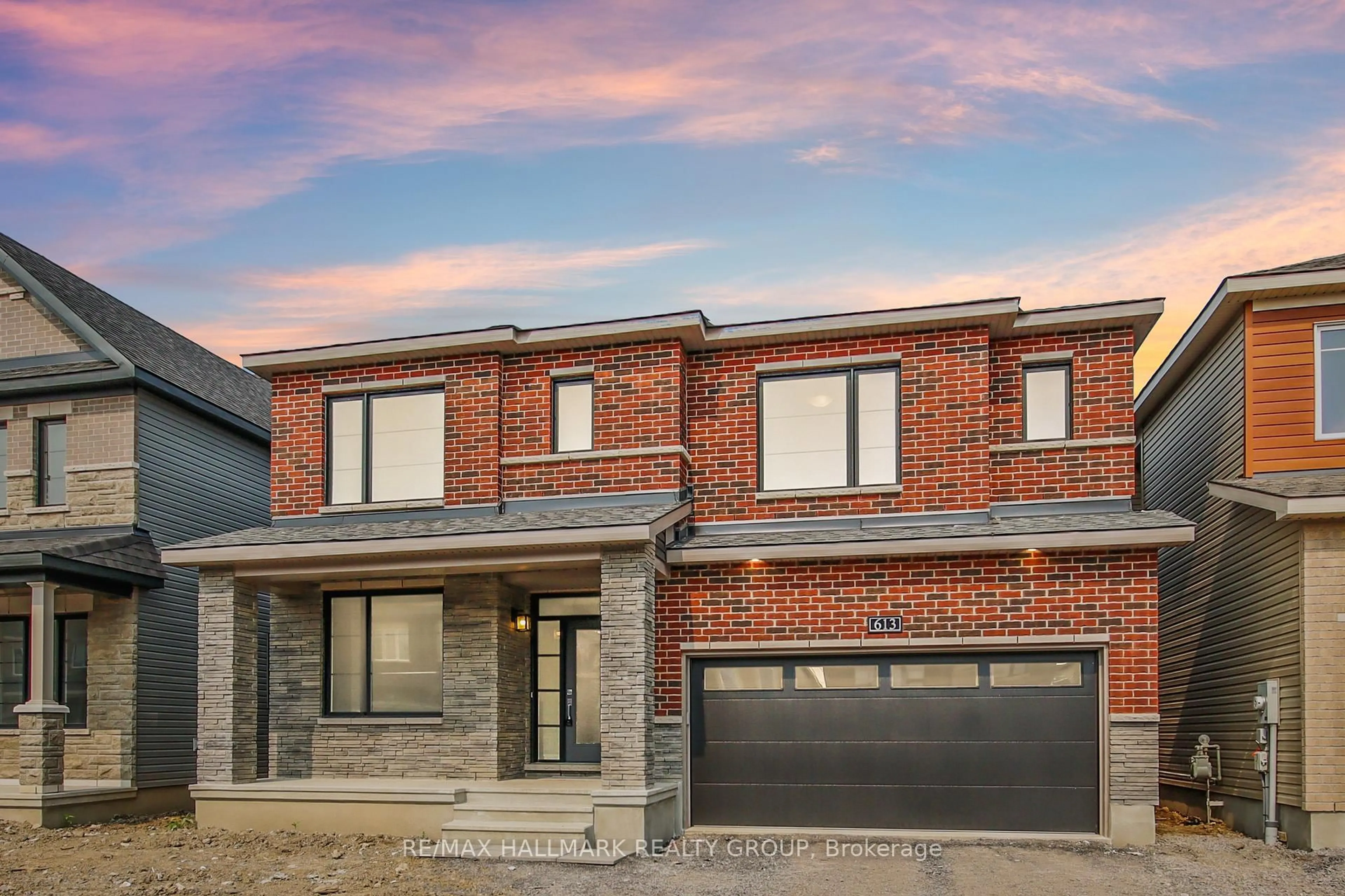 Home with brick exterior material, street for 613 IDYLLIC Terr, Ottawa Ontario K4A 5N9
