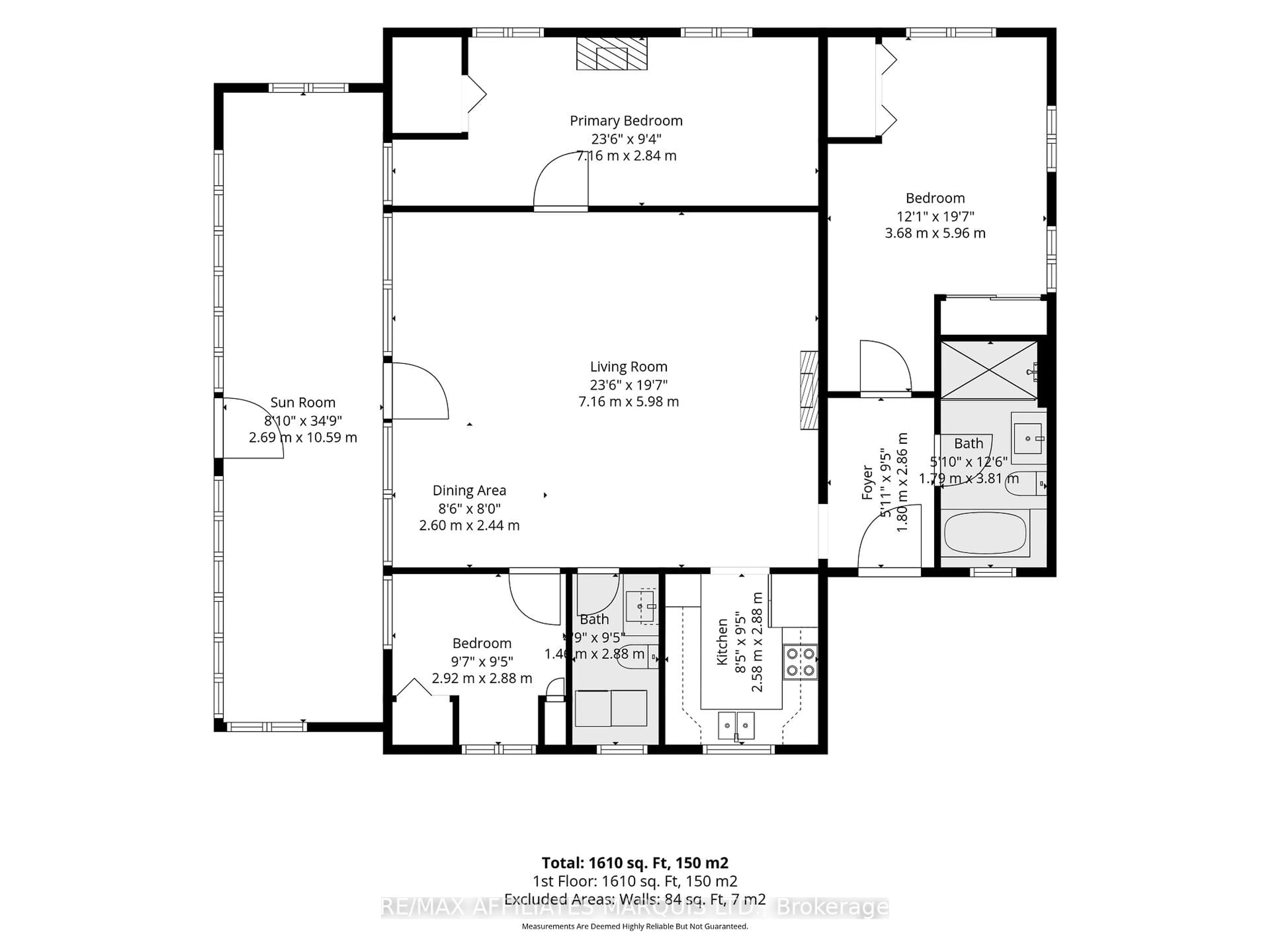Floor plan for 6266 94th Ave, South Glengarry Ontario K0C 1E0