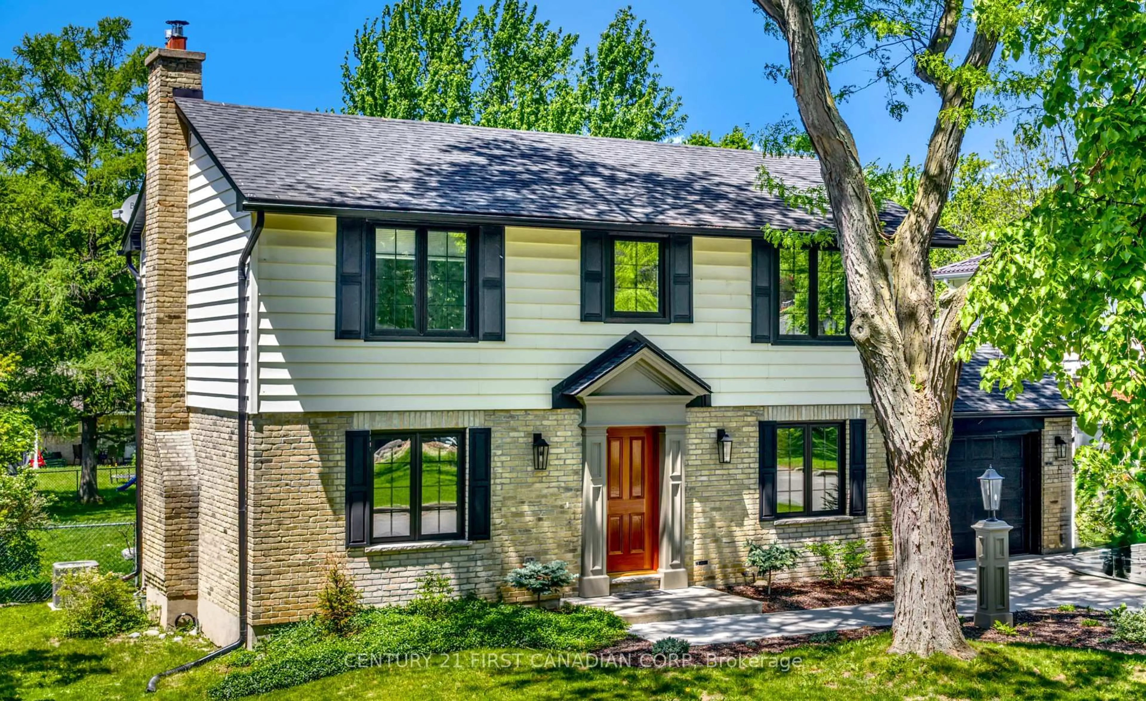 Home with brick exterior material, street for 54 Lloyd Manor Cres, London North Ontario N6H 3Z3