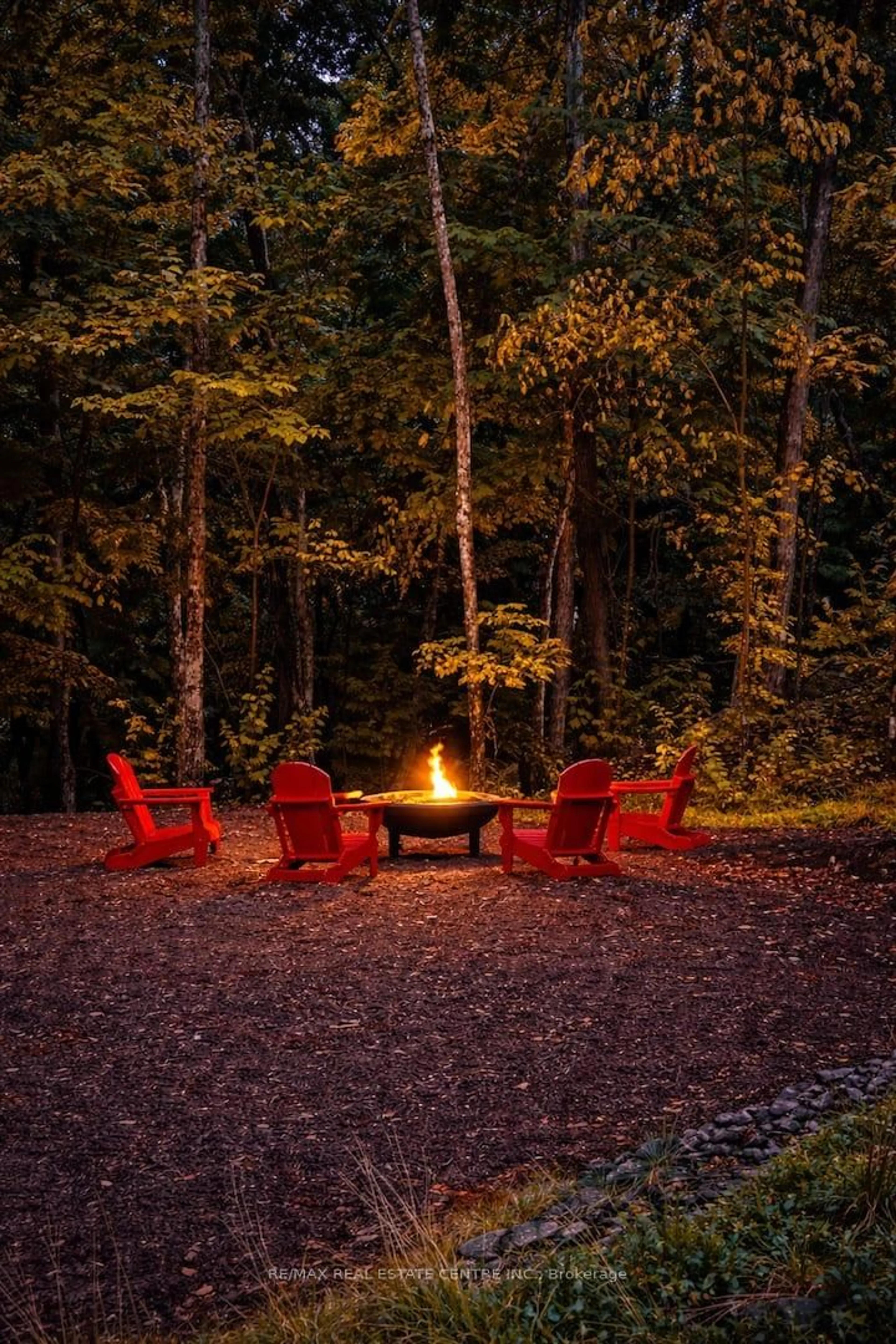Patio, forest/trees view for 1007 Badger Hil Badger Hill Rd #70, Lake of Bays Ontario P1H 0K1