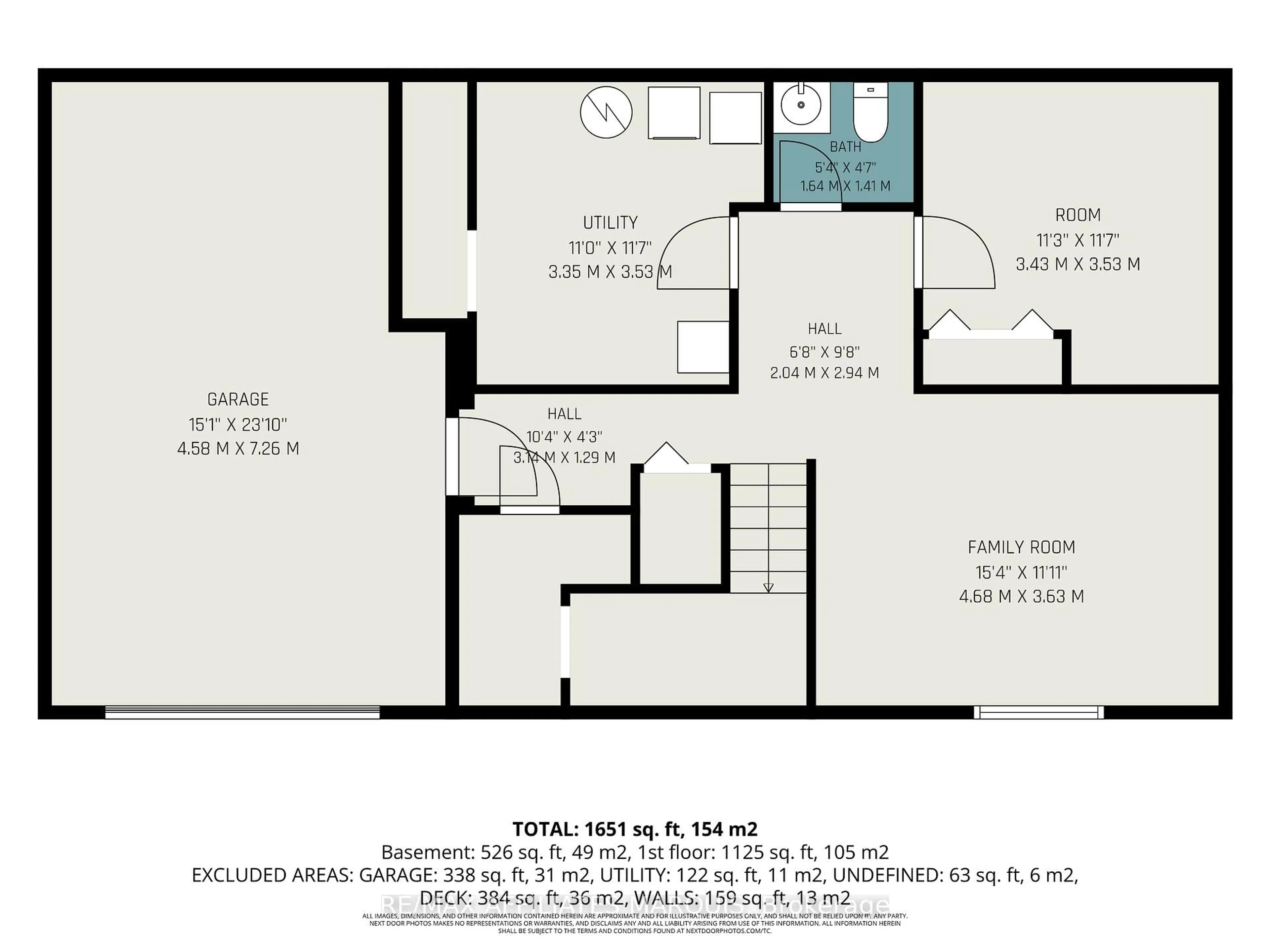 Floor plan for 15 Pearl St, Smiths Falls Ontario K7A 5G2