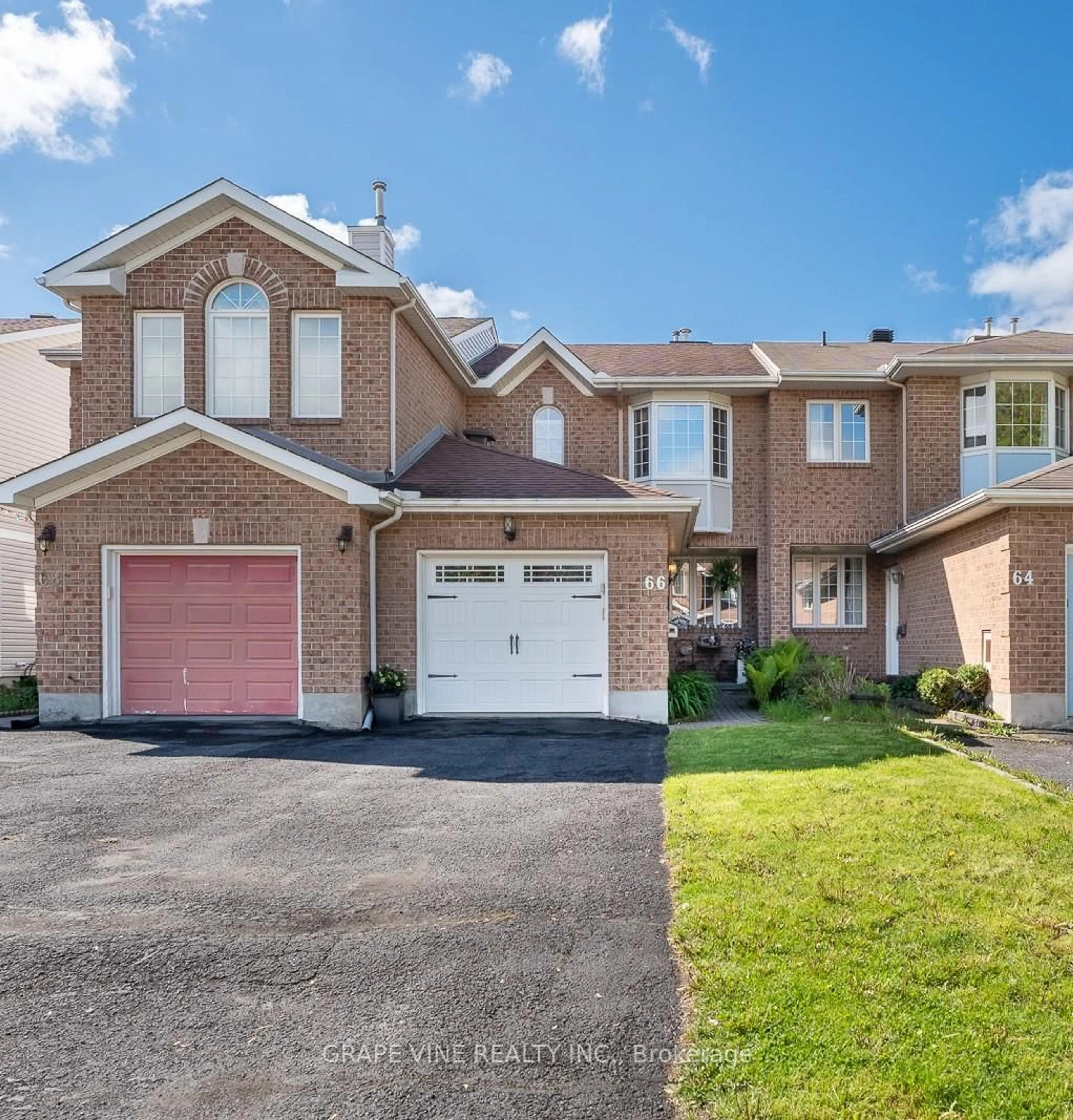 Home with brick exterior material, street for 66 Daventry Cres, Ottawa Ontario K2J 4M8
