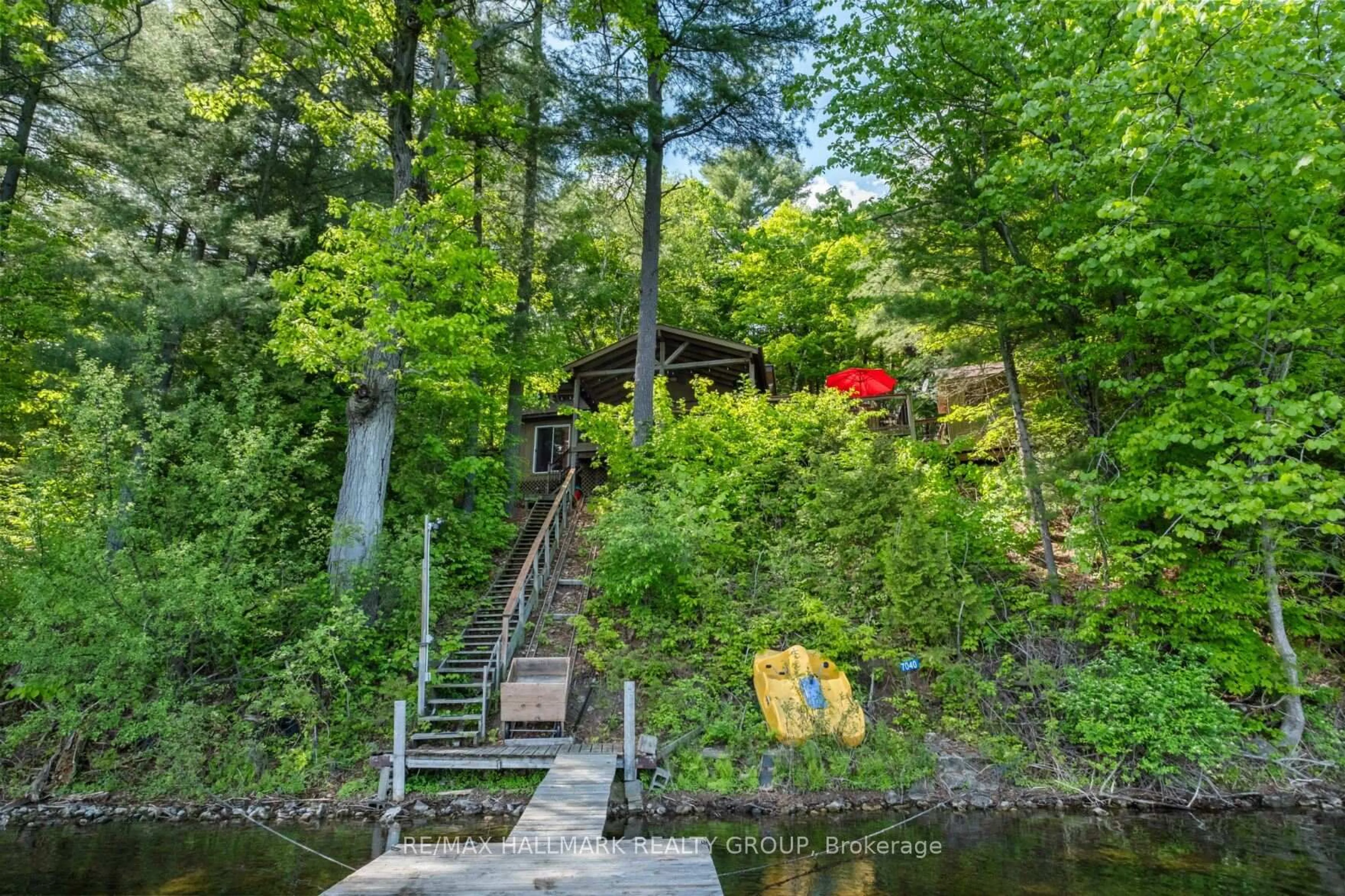 Patio, water/lake/river/ocean view for 7040 Lower Beverley Rd, Rideau Lakes Ontario K0E 1G0