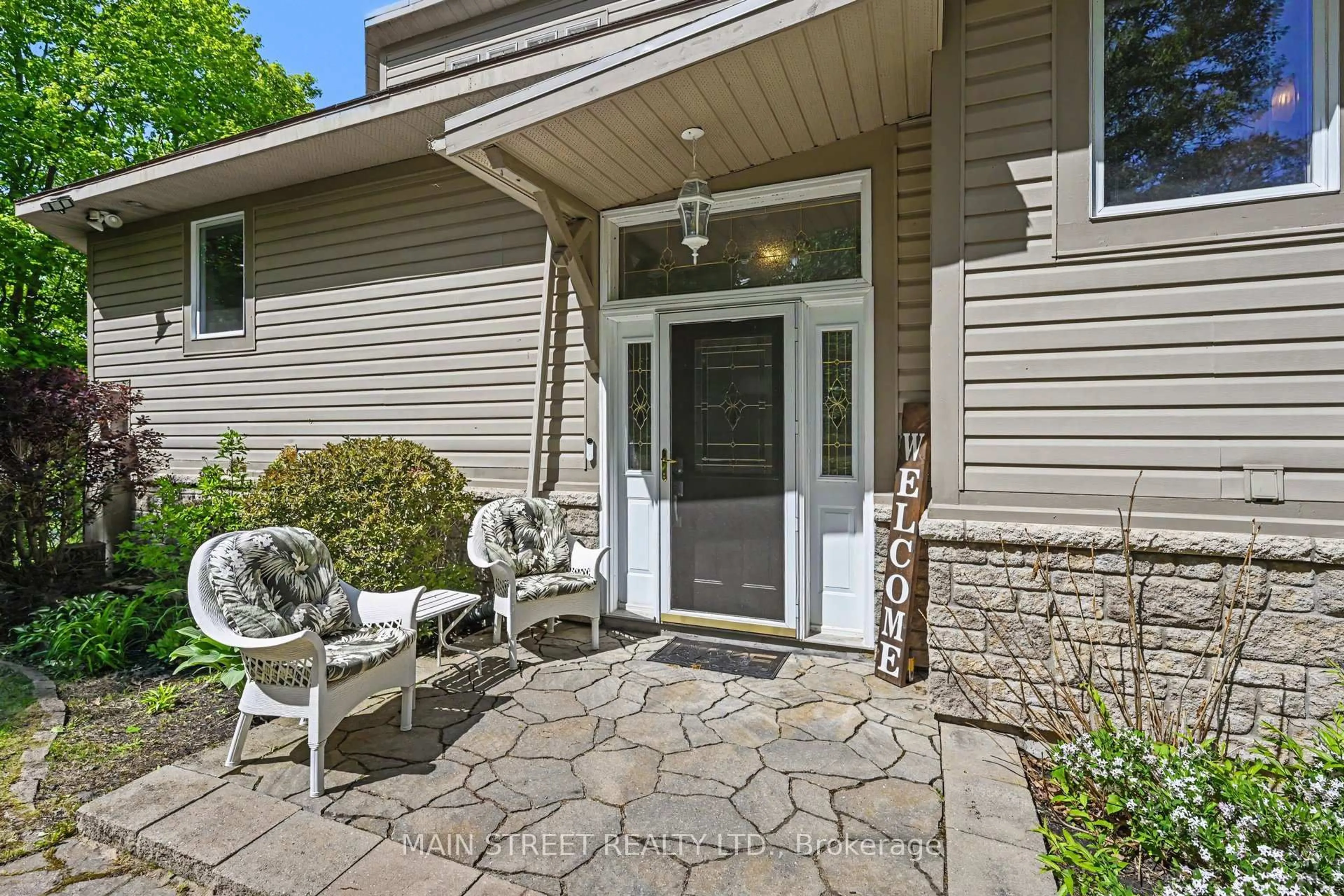 Patio, street for 100 Rainbow Lane, Maberly Ontario K0H 2B0