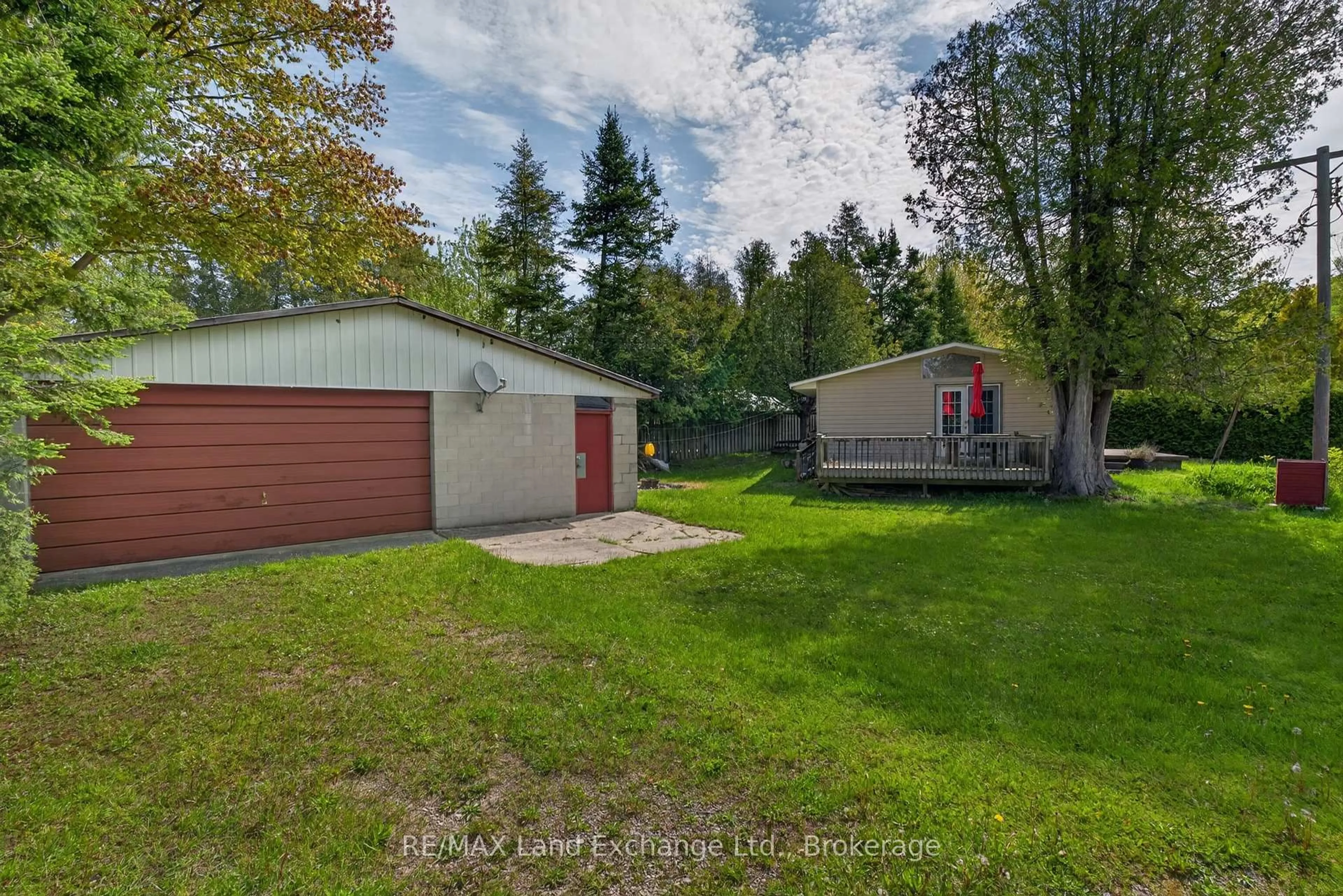 A pic from outside/outdoor area/front of a property/back of a property/a pic from drone, unknown for 114 Sunrise Ave, Huron-Kinloss Ontario N0G 2R0