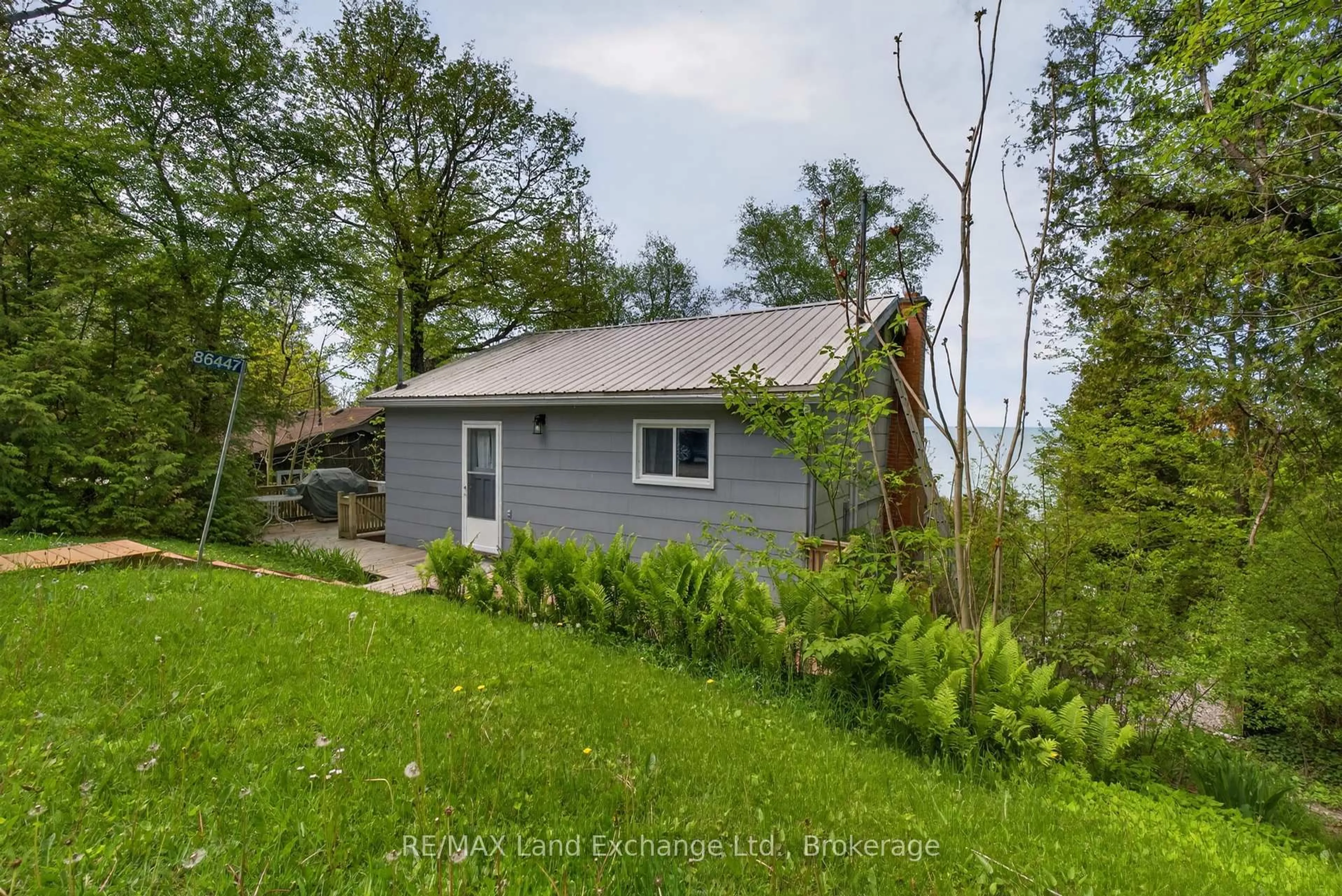 A pic from outside/outdoor area/front of a property/back of a property/a pic from drone, water/lake/river/ocean view for 86447 Mclean St, Ashfield-Colborne-Wawanosh Ontario N2Z 2X3