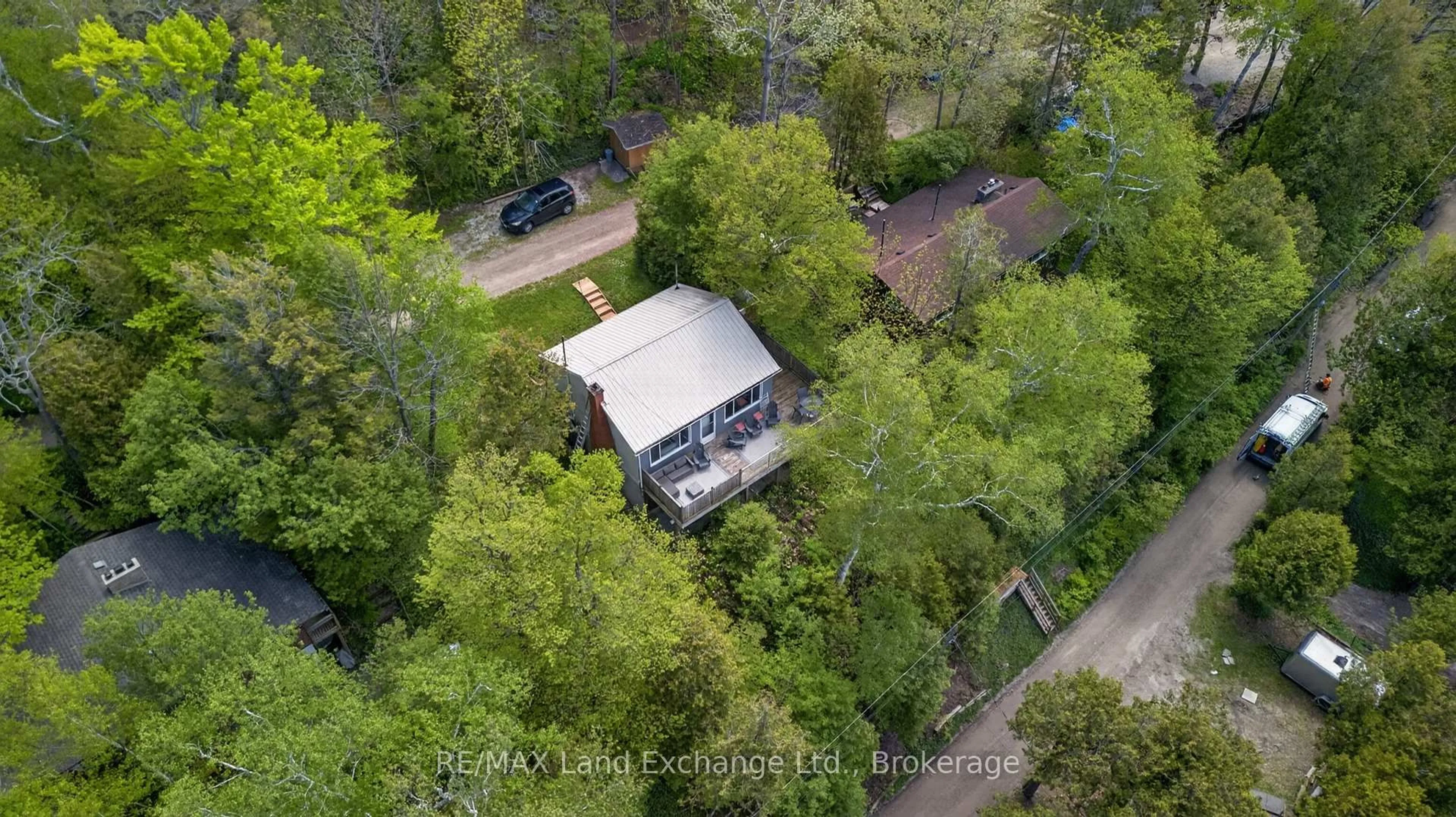 A pic from outside/outdoor area/front of a property/back of a property/a pic from drone, forest/trees view for 86447 Mclean St, Ashfield-Colborne-Wawanosh Ontario N2Z 2X3