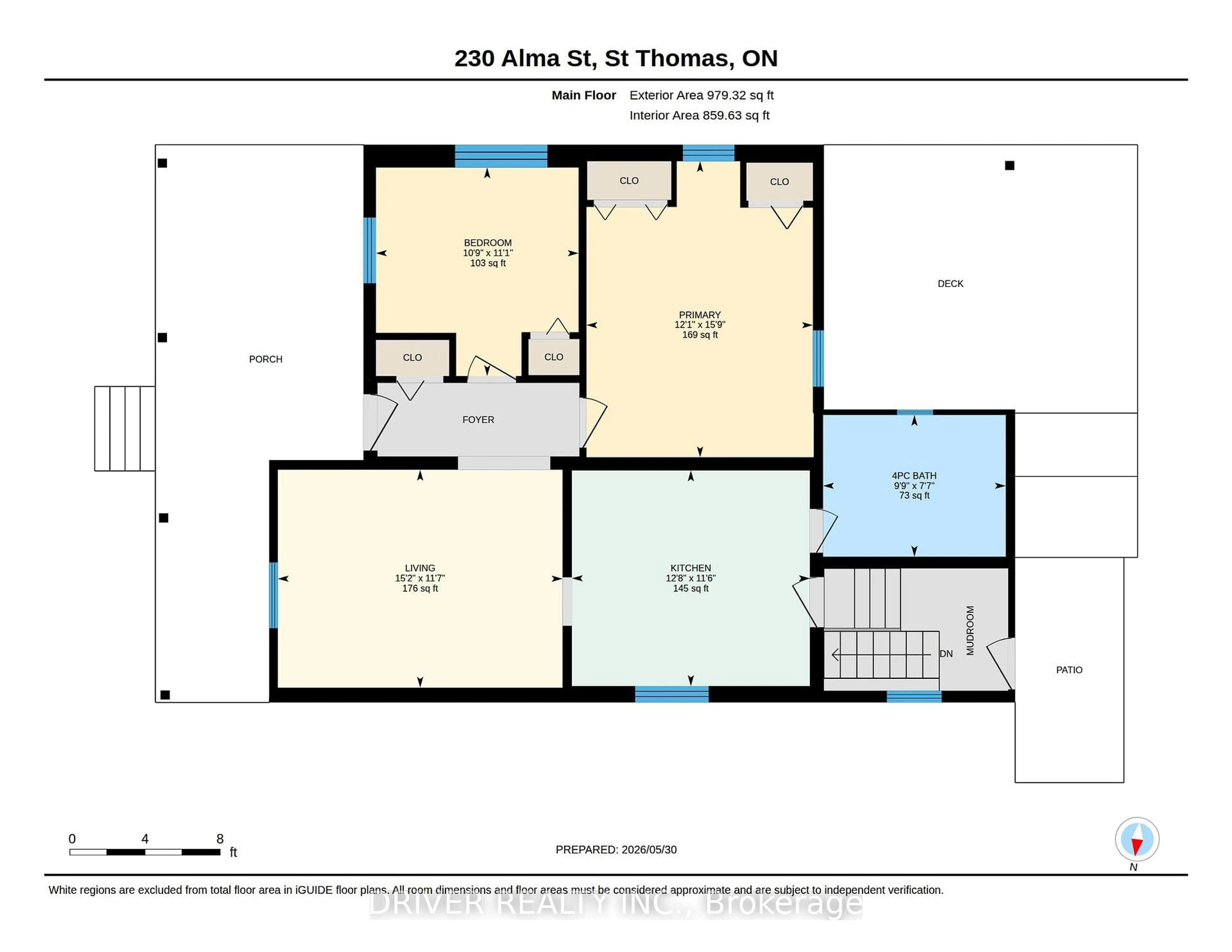 Floor plan for 230 Alma St, St. Thomas Ontario N5P 3B8