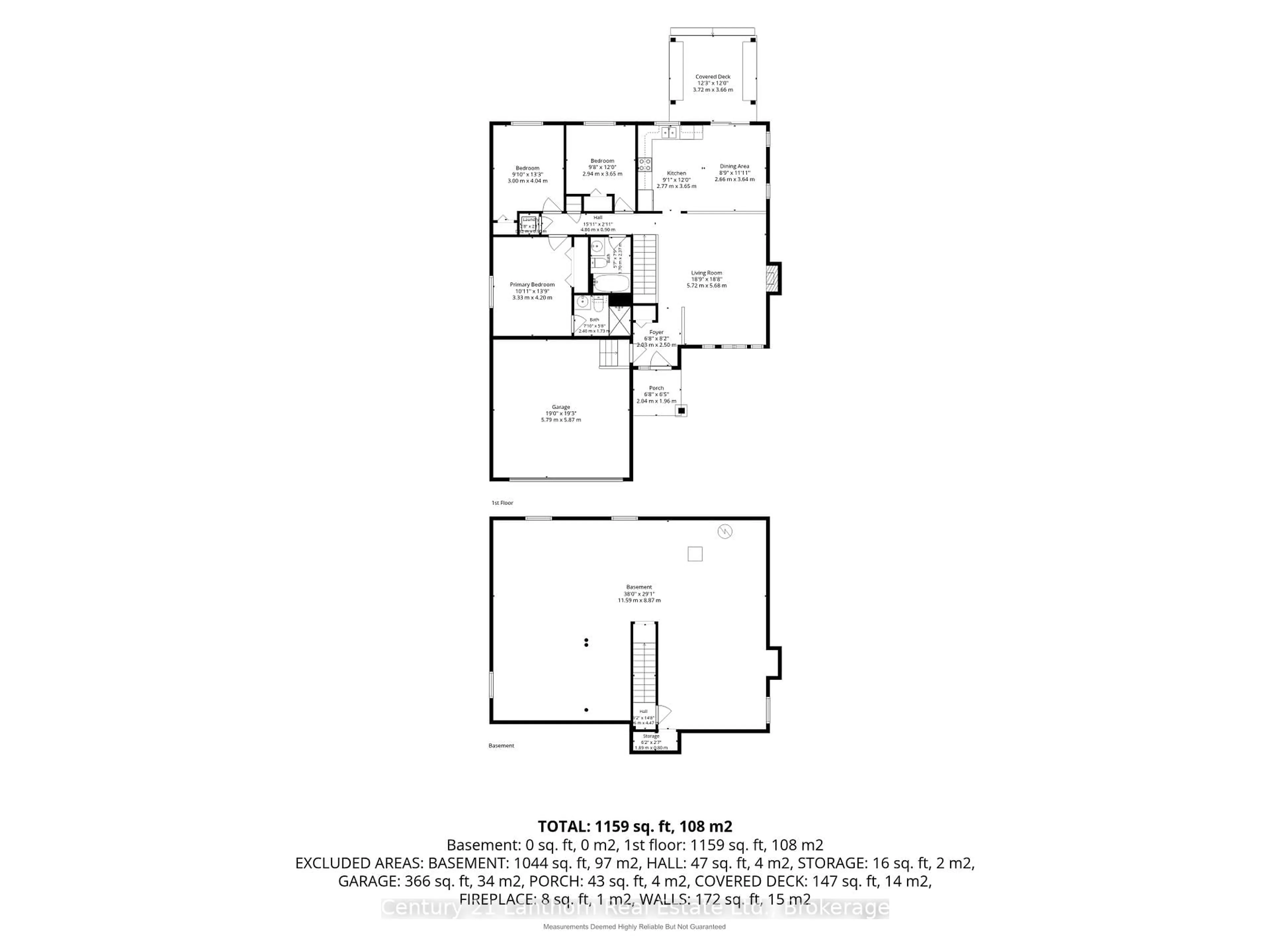 Floor plan for 109 Parkview Hts, Quinte West Ontario K8V 0A2