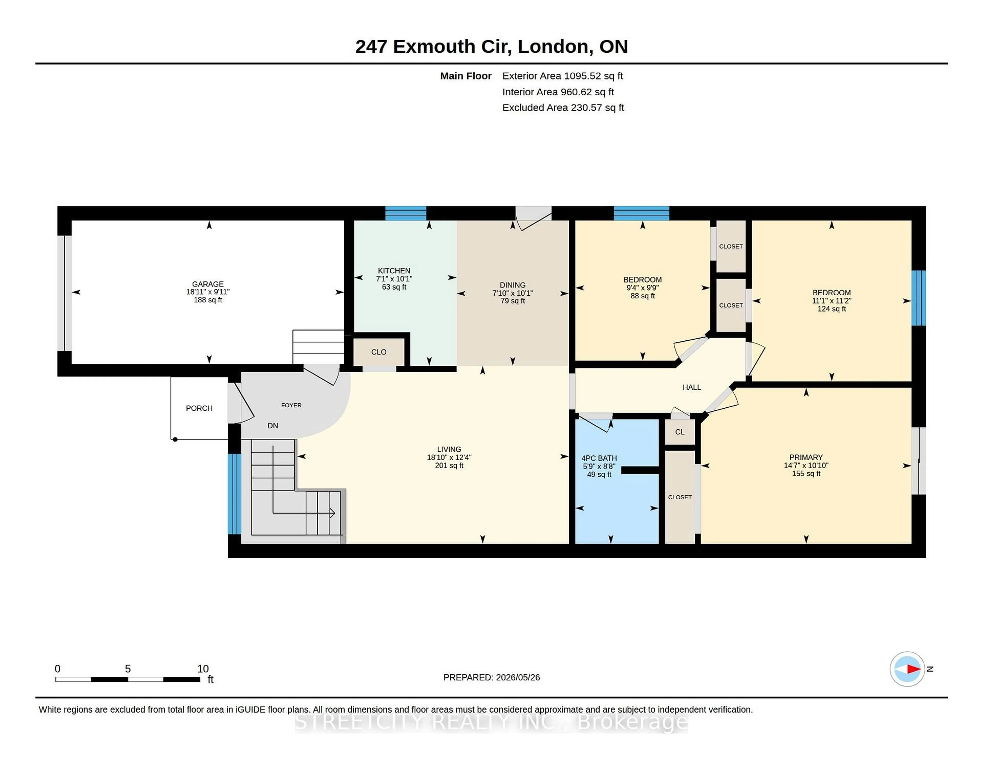 Floor plan for 247 Exmouth Circ, London East Ontario N5V 5G5